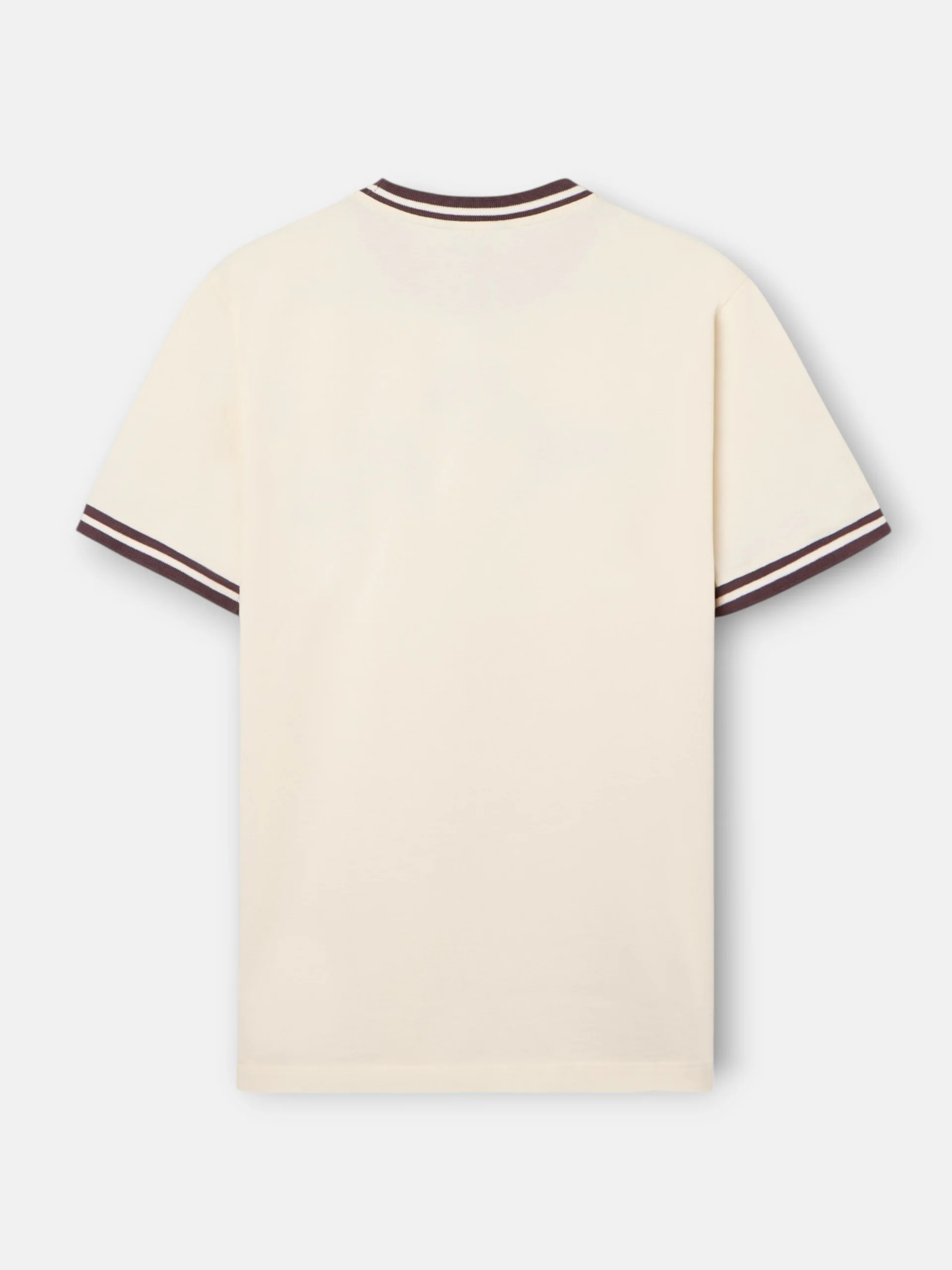 Camiseta good habits crema burdeos - Image 8