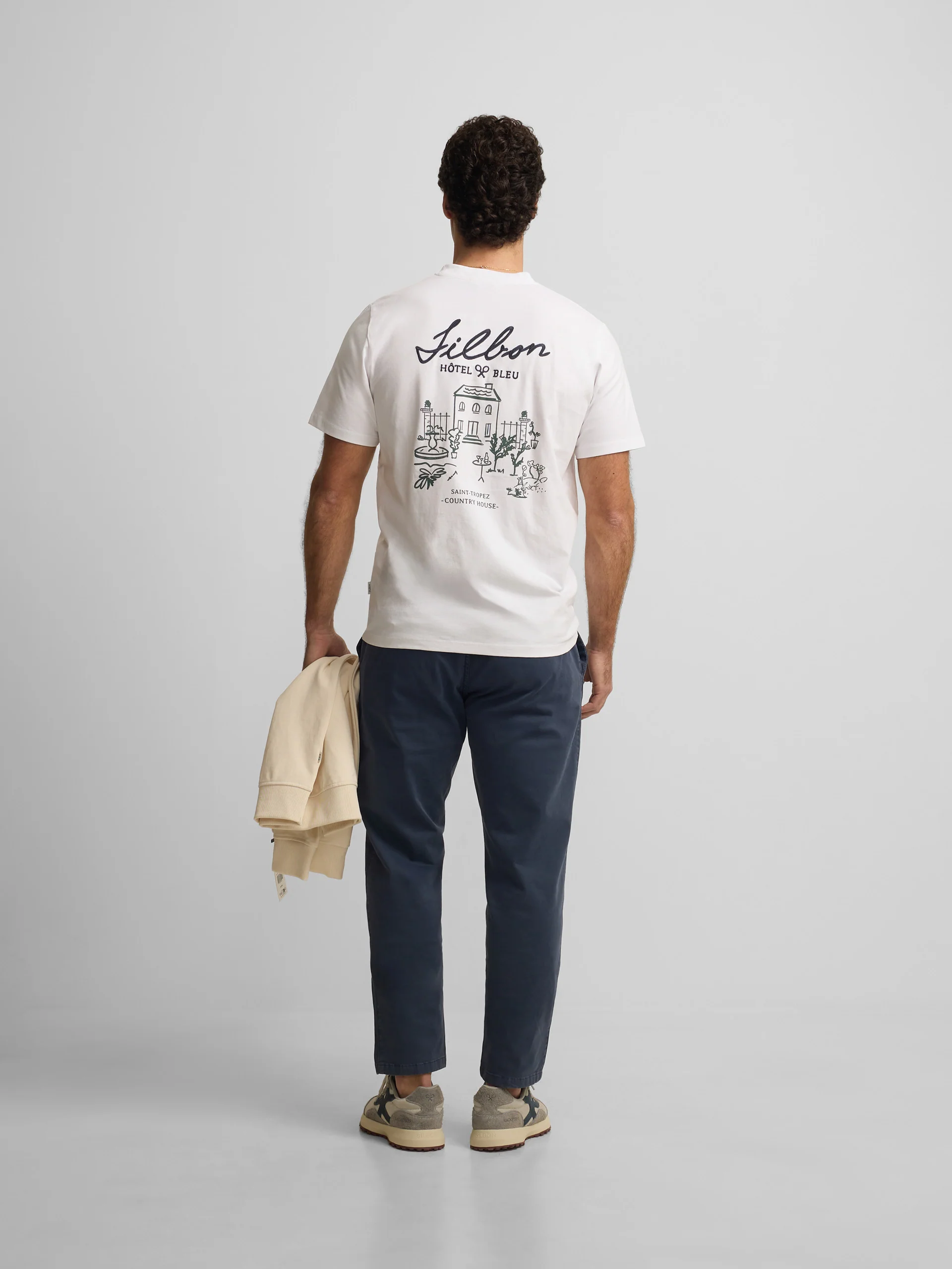 Camiseta hotel bleu blanca - Image 6