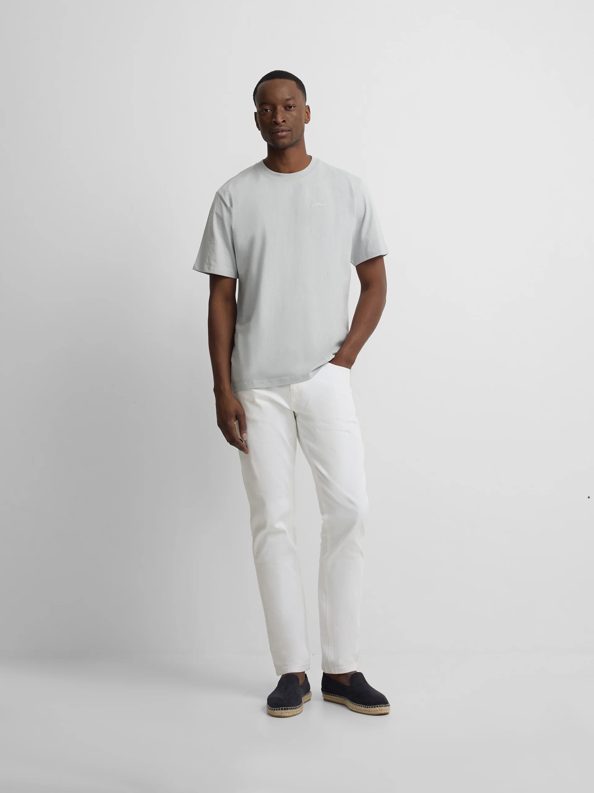 Camiseta hotel bleu gris azul - Image 3