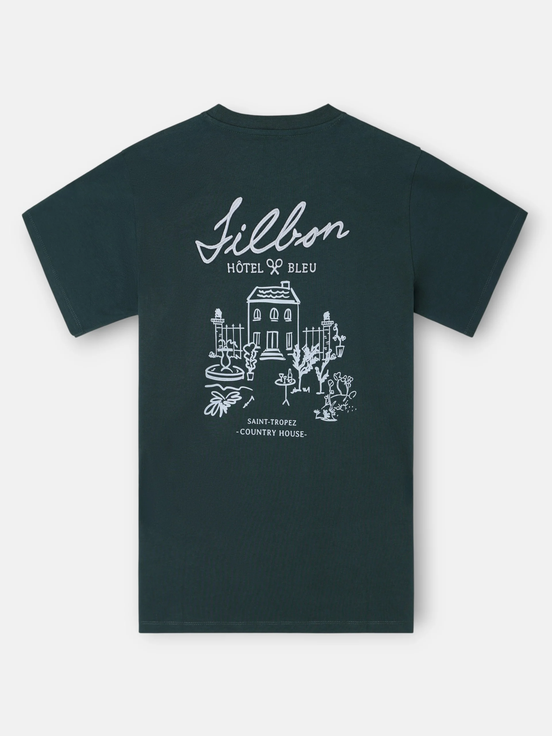 Camiseta hotel bleu verde oscuro - Image 5