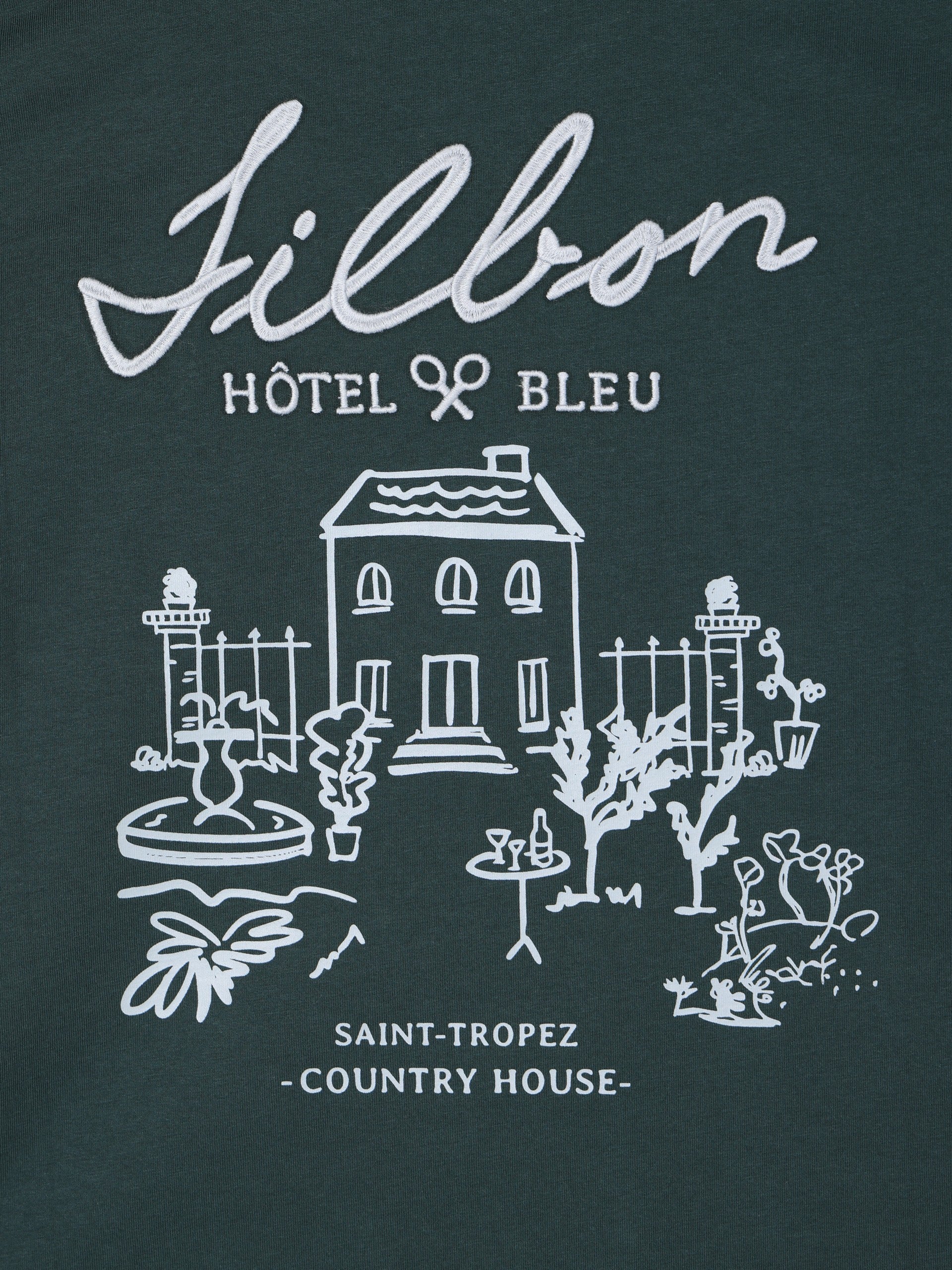Camiseta hotel bleu verde oscuro - Image 6