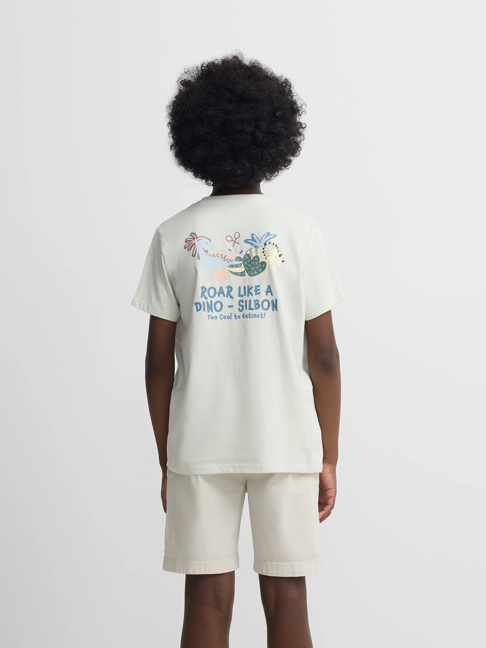 Camiseta kids dino verde claro - Image 5