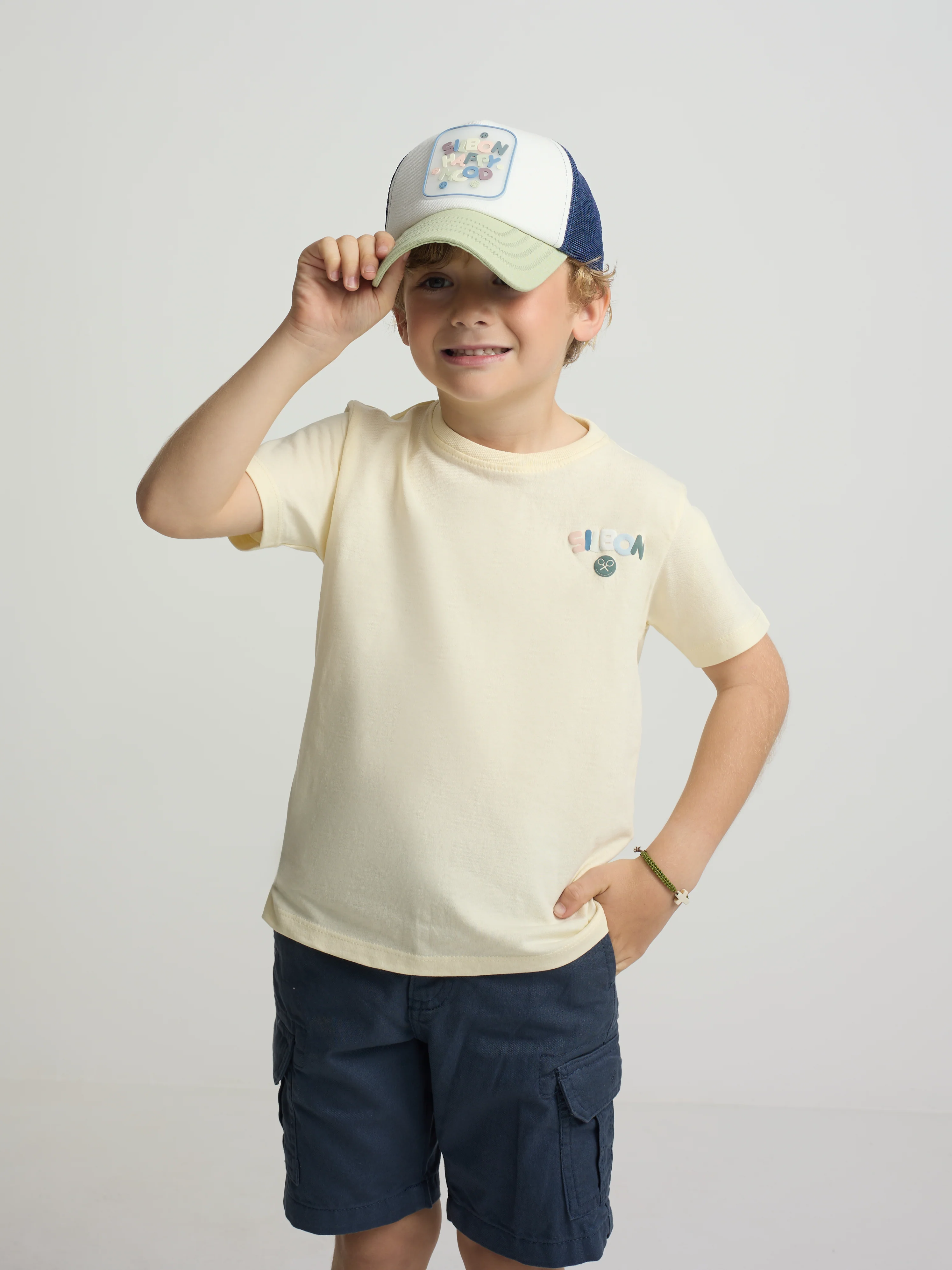 Camiseta kids happy amarillo - Image 3