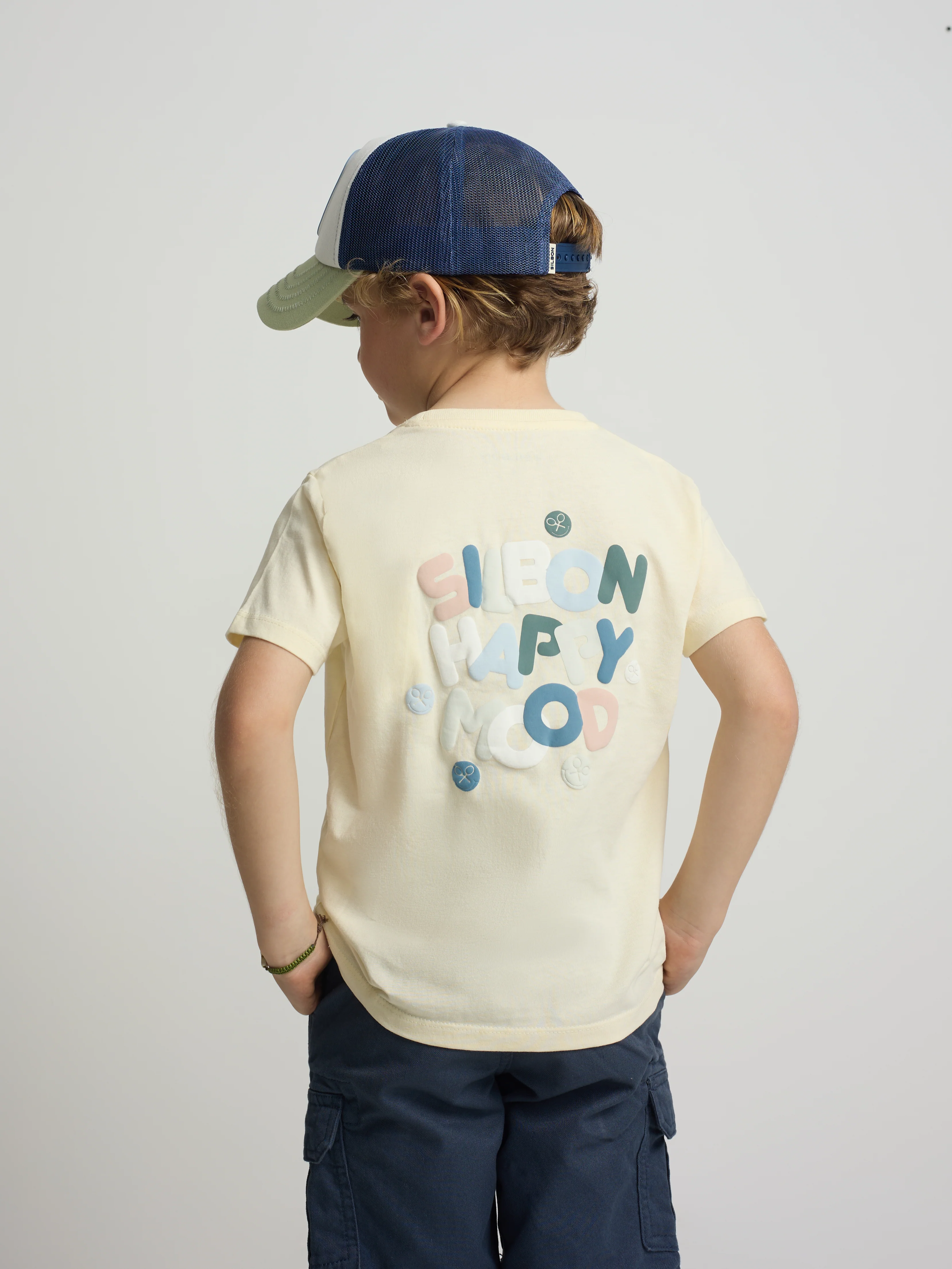 Camiseta kids happy amarillo - Image 6