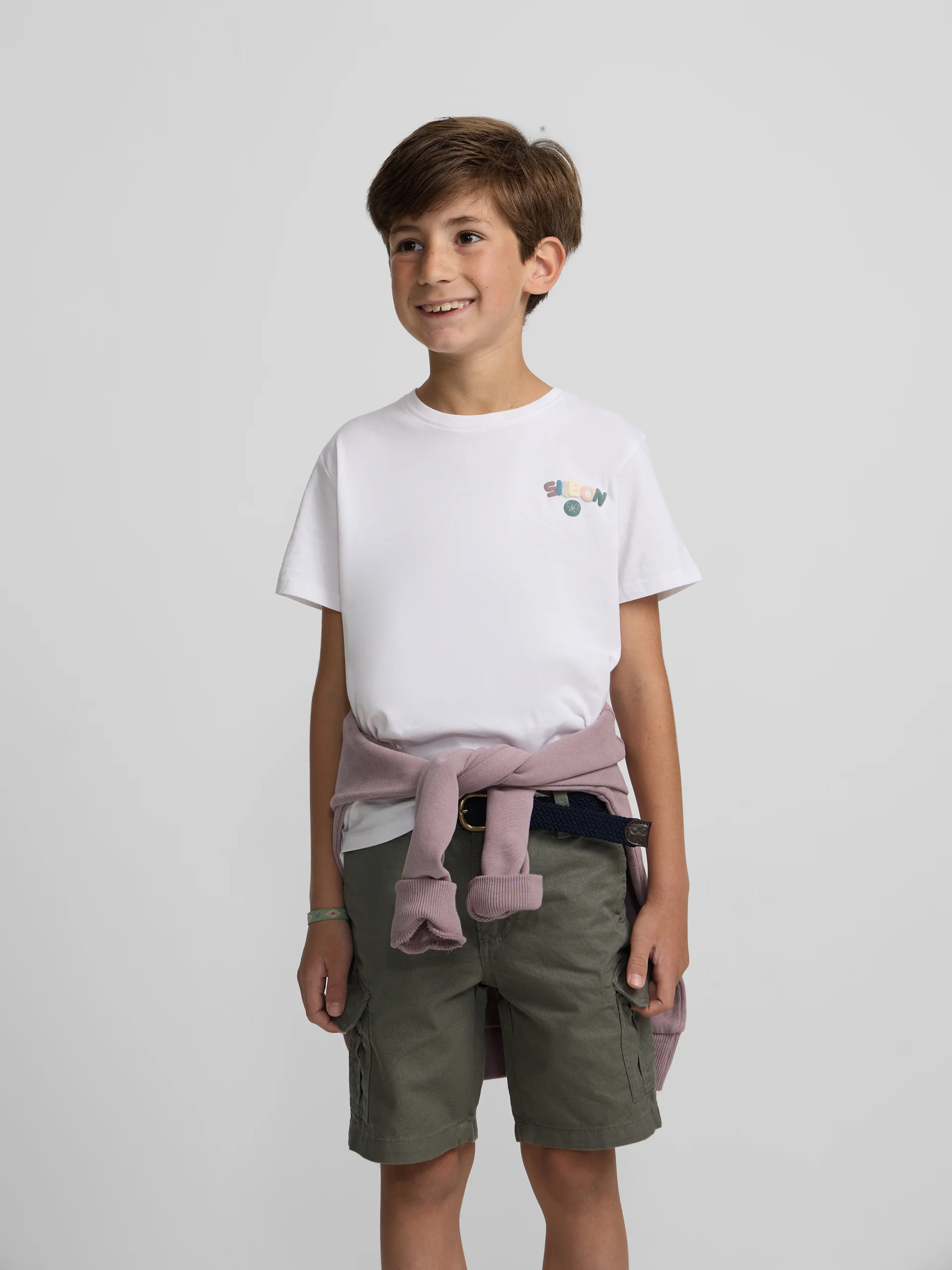 Camiseta kids happy blanco - Image 6