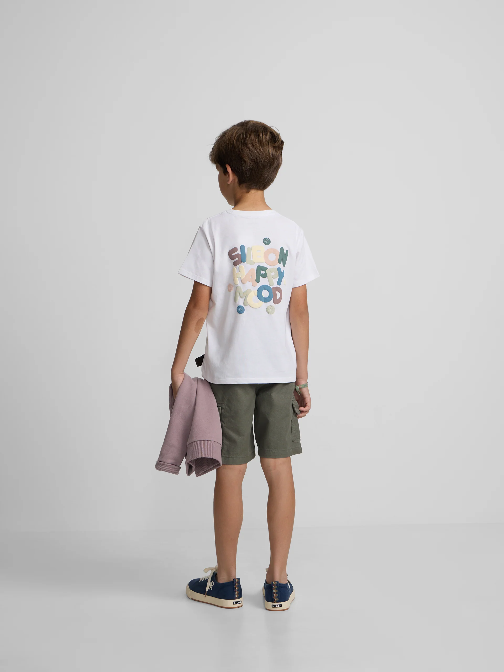 Camiseta kids happy blanco - Image 7