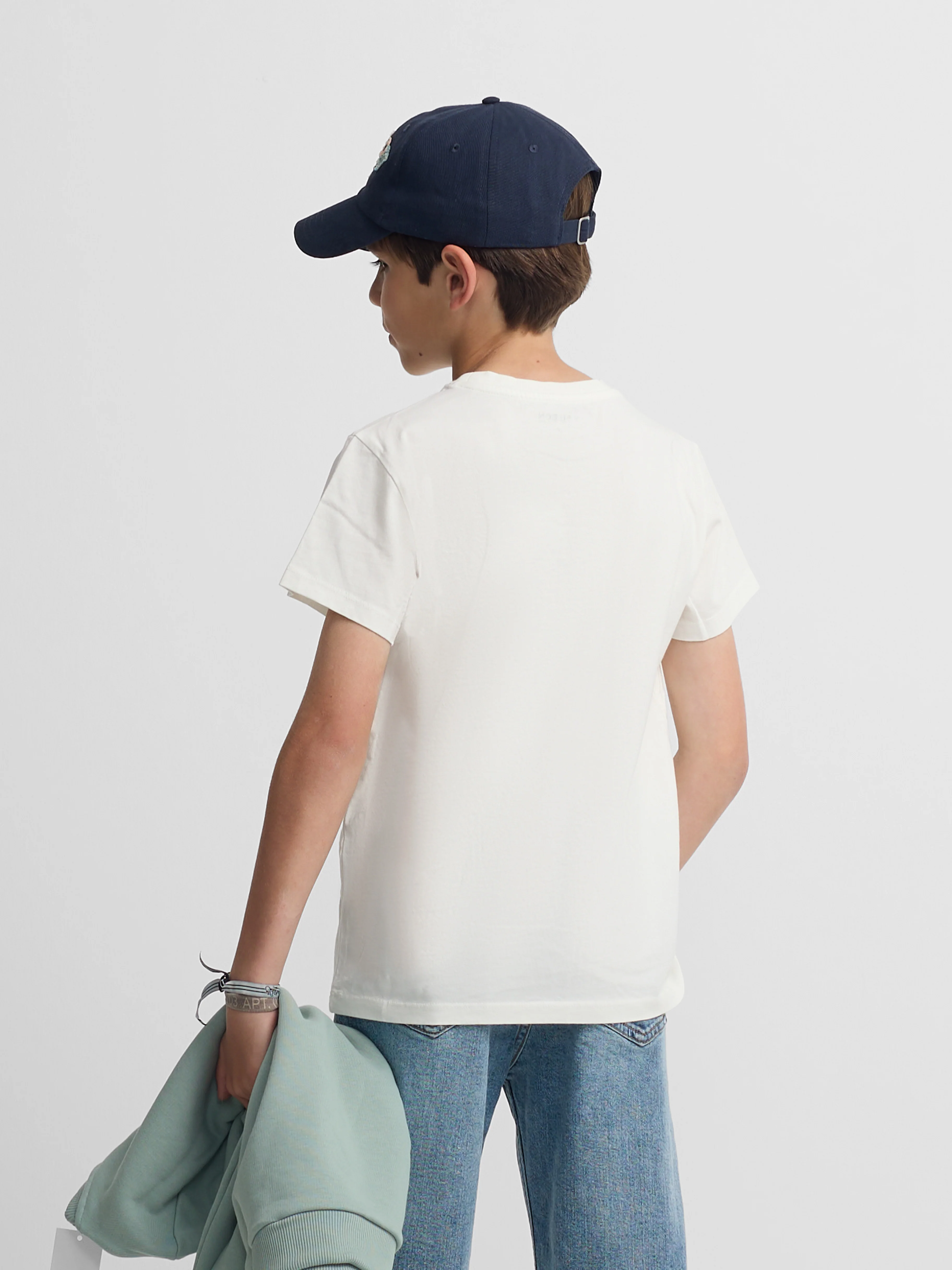 Camiseta kids minilogo blanca - Image 4
