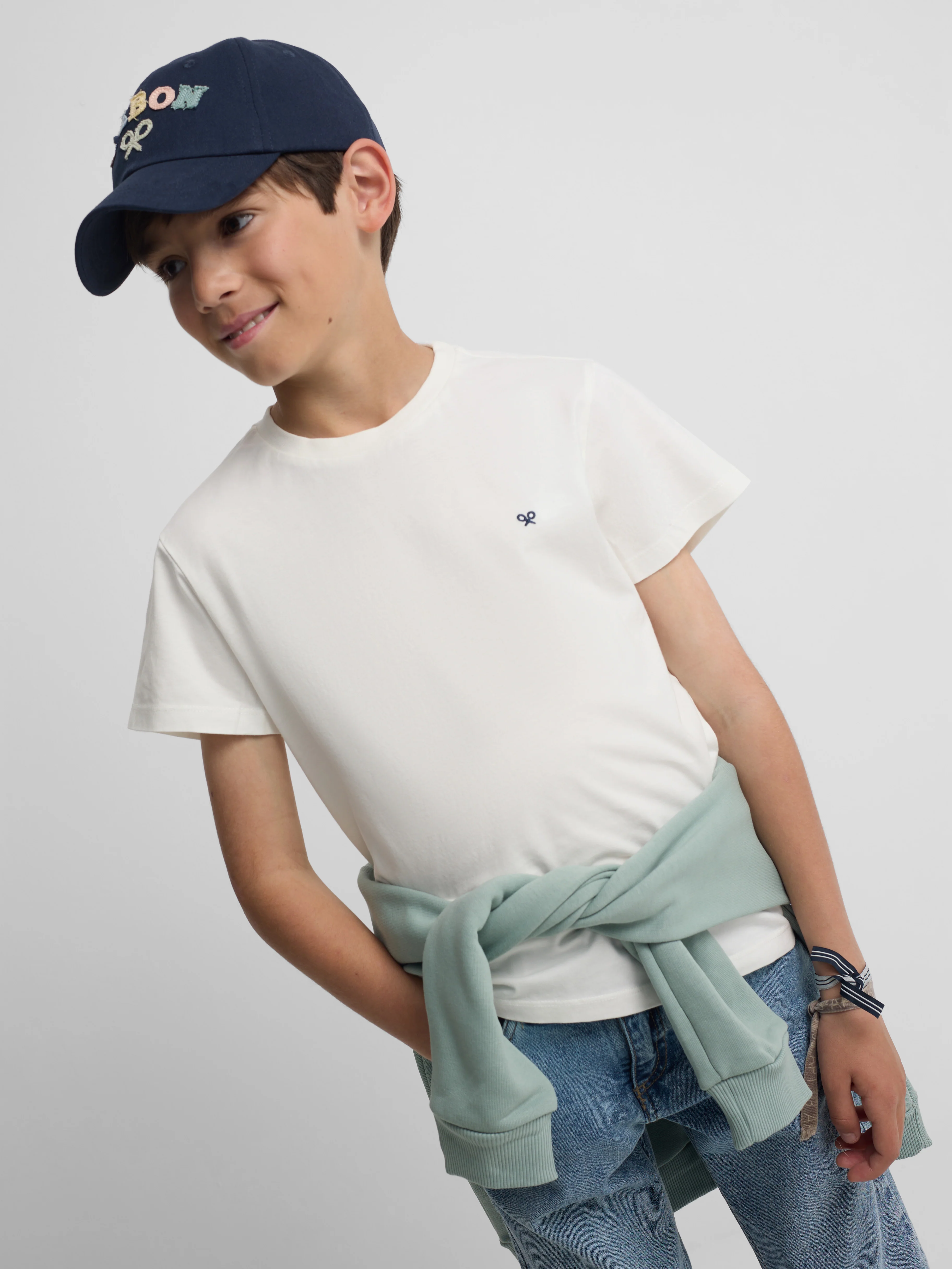 Camiseta kids minilogo blanca - Image 5
