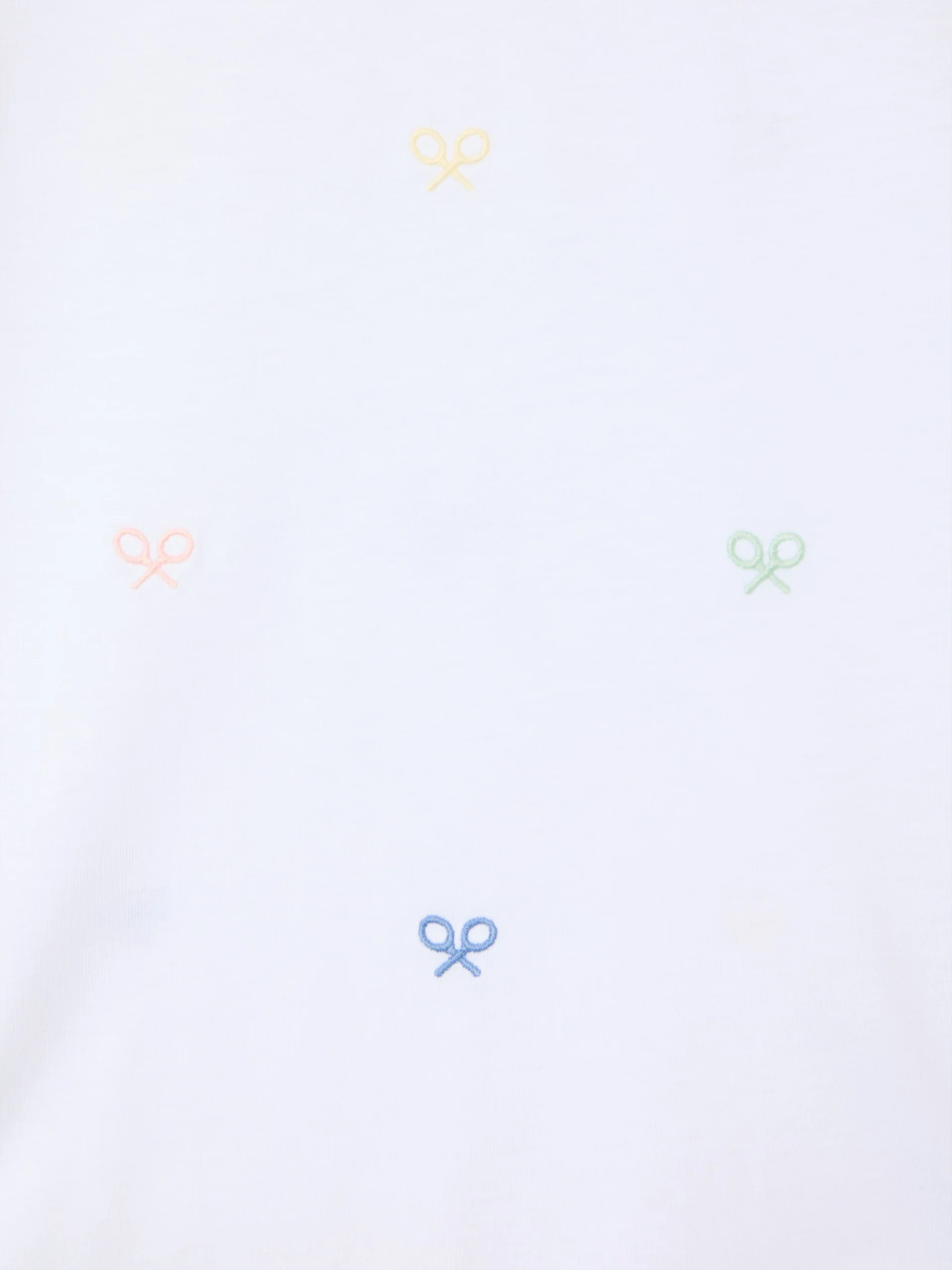 Camiseta kids multiraqueta colores blanco - Image 2
