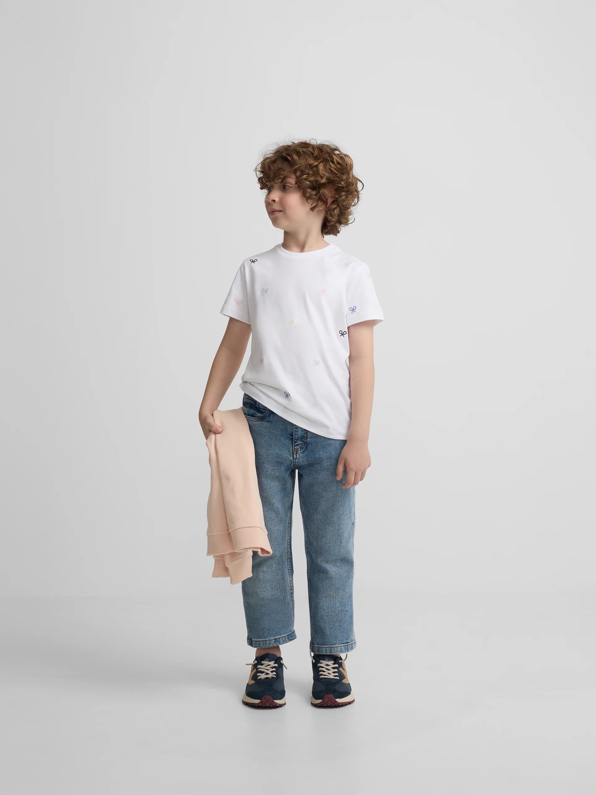 Camiseta kids multiraqueta colores blanco - Image 4