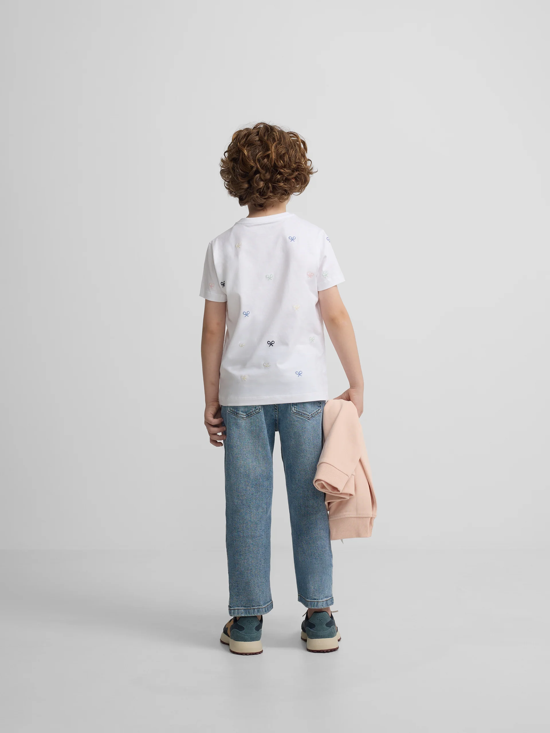 Camiseta kids multiraqueta colores blanco - Image 6
