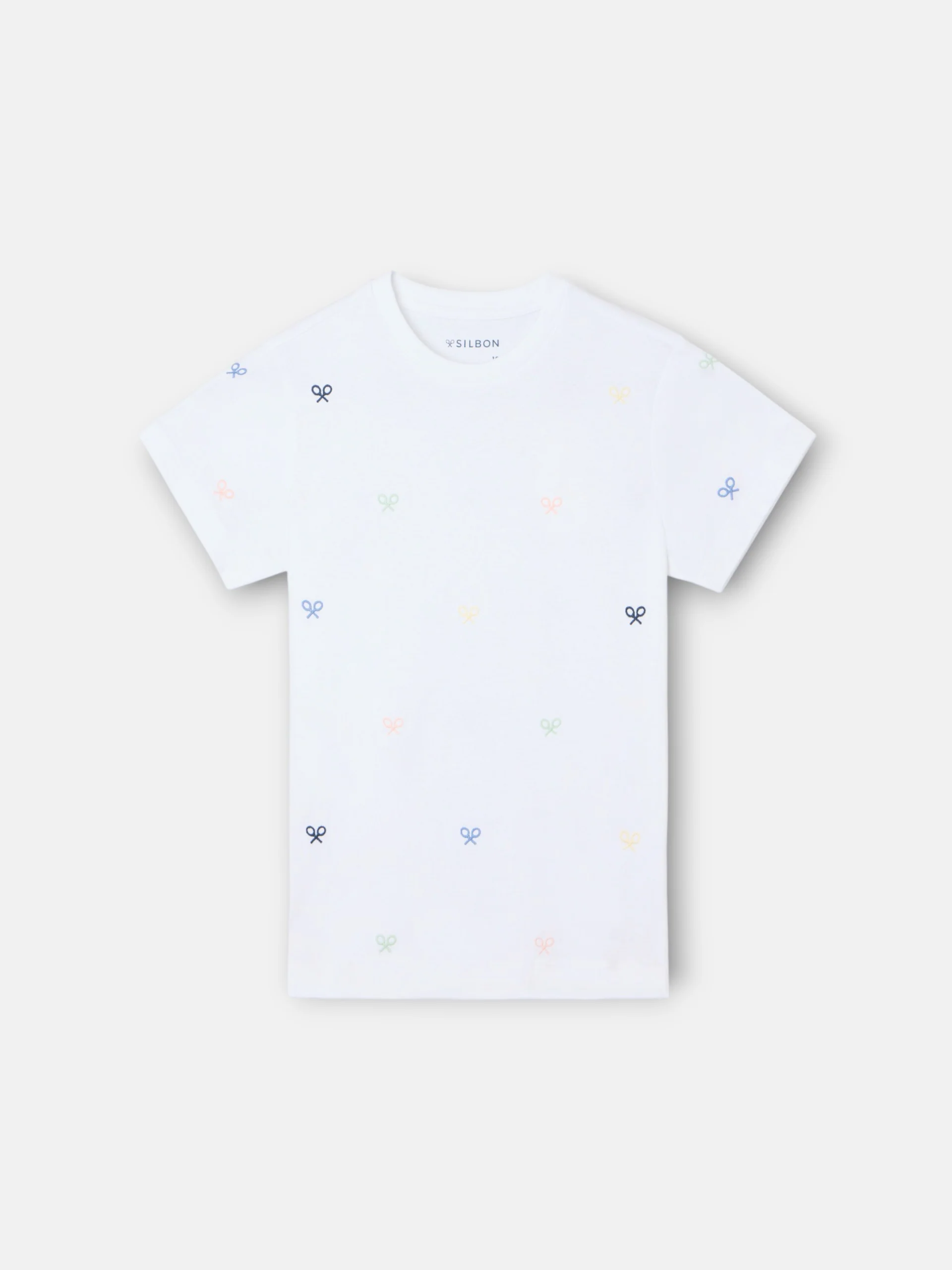 Camiseta kids multiraqueta colores blanco - Image 7