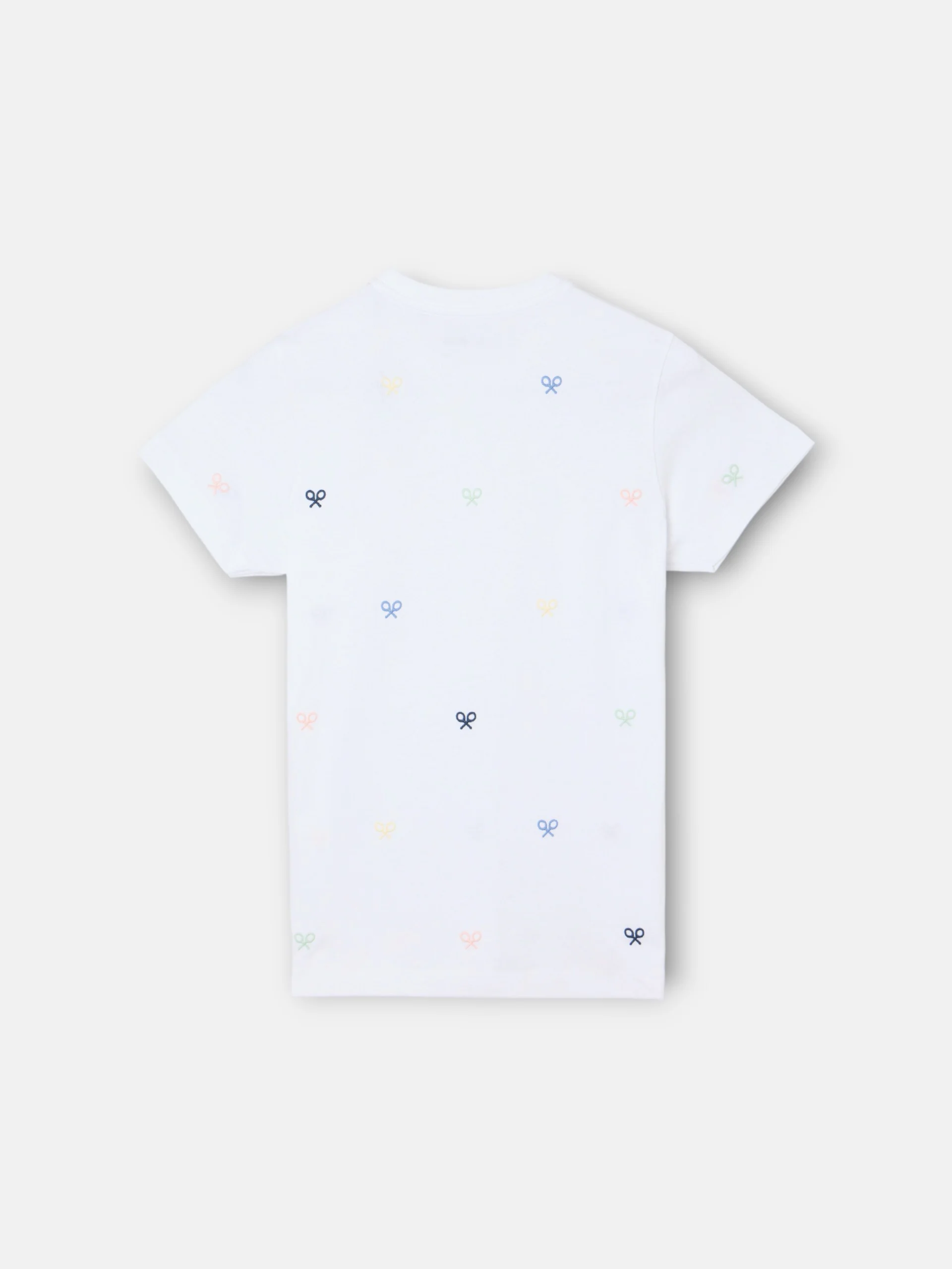 Camiseta kids multiraqueta colores blanco - Image 8