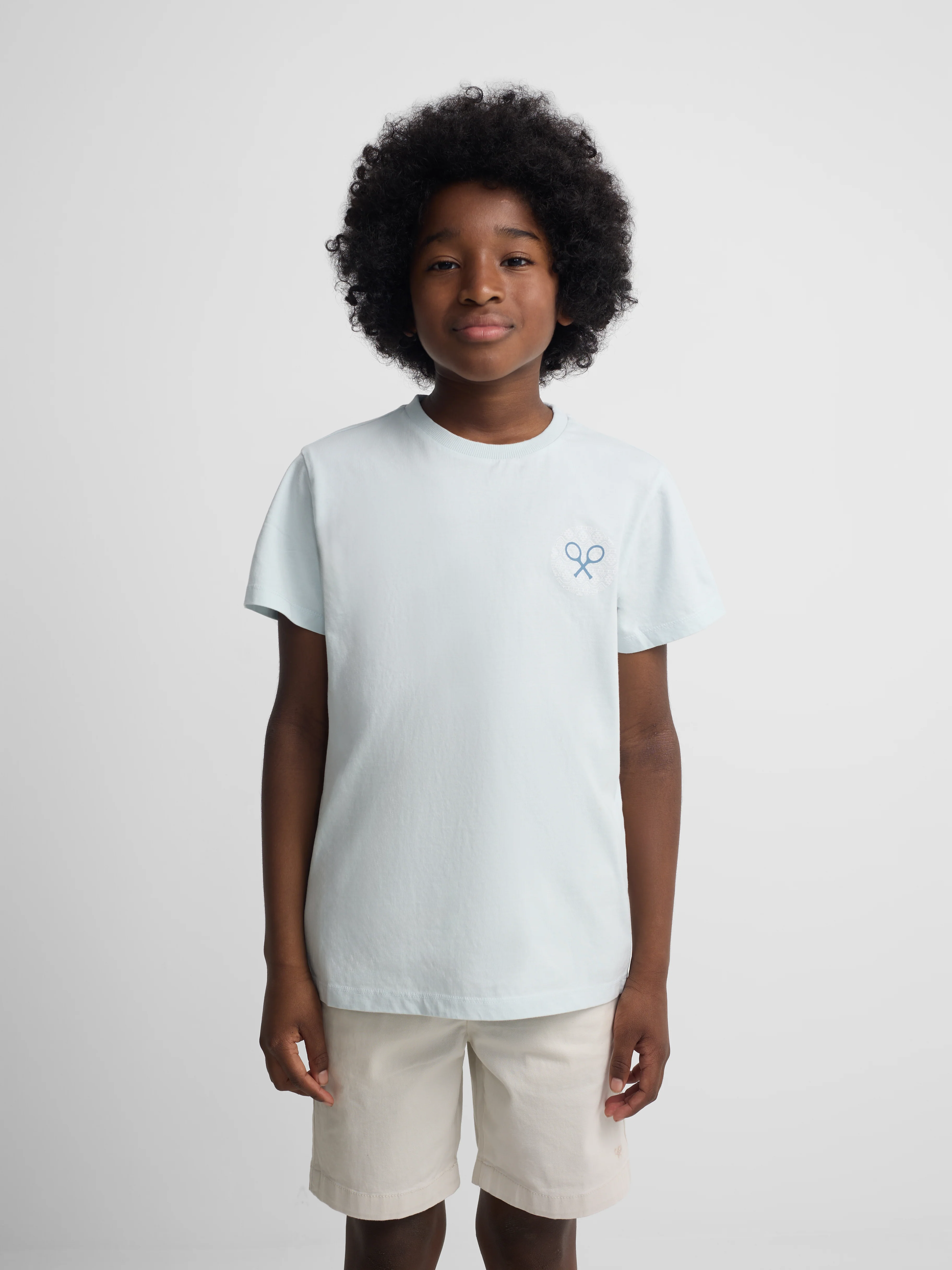 Camiseta kids raqueta etnica azul claro - Image 7