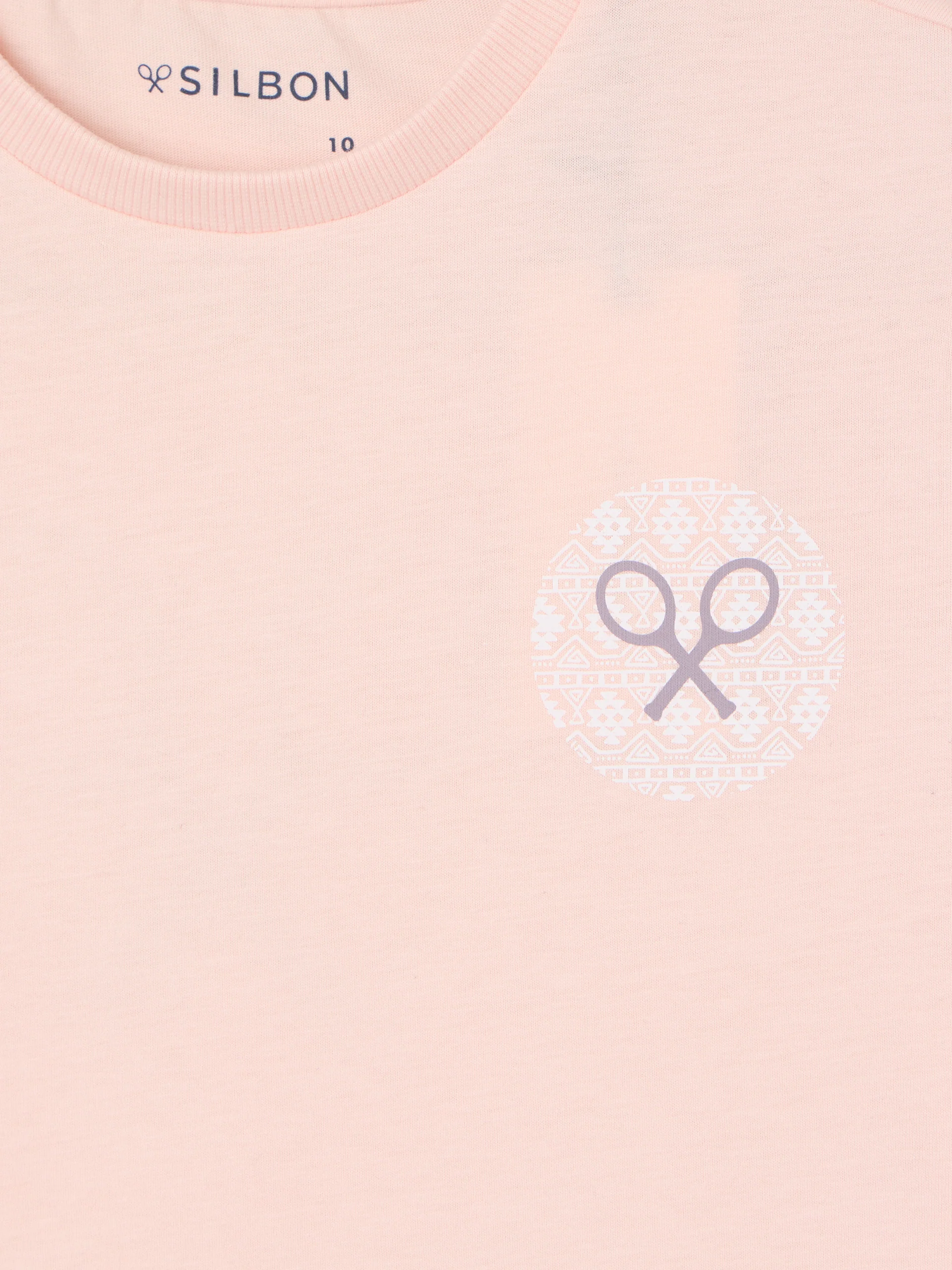 Camiseta kids raqueta etnica coral - Image 2
