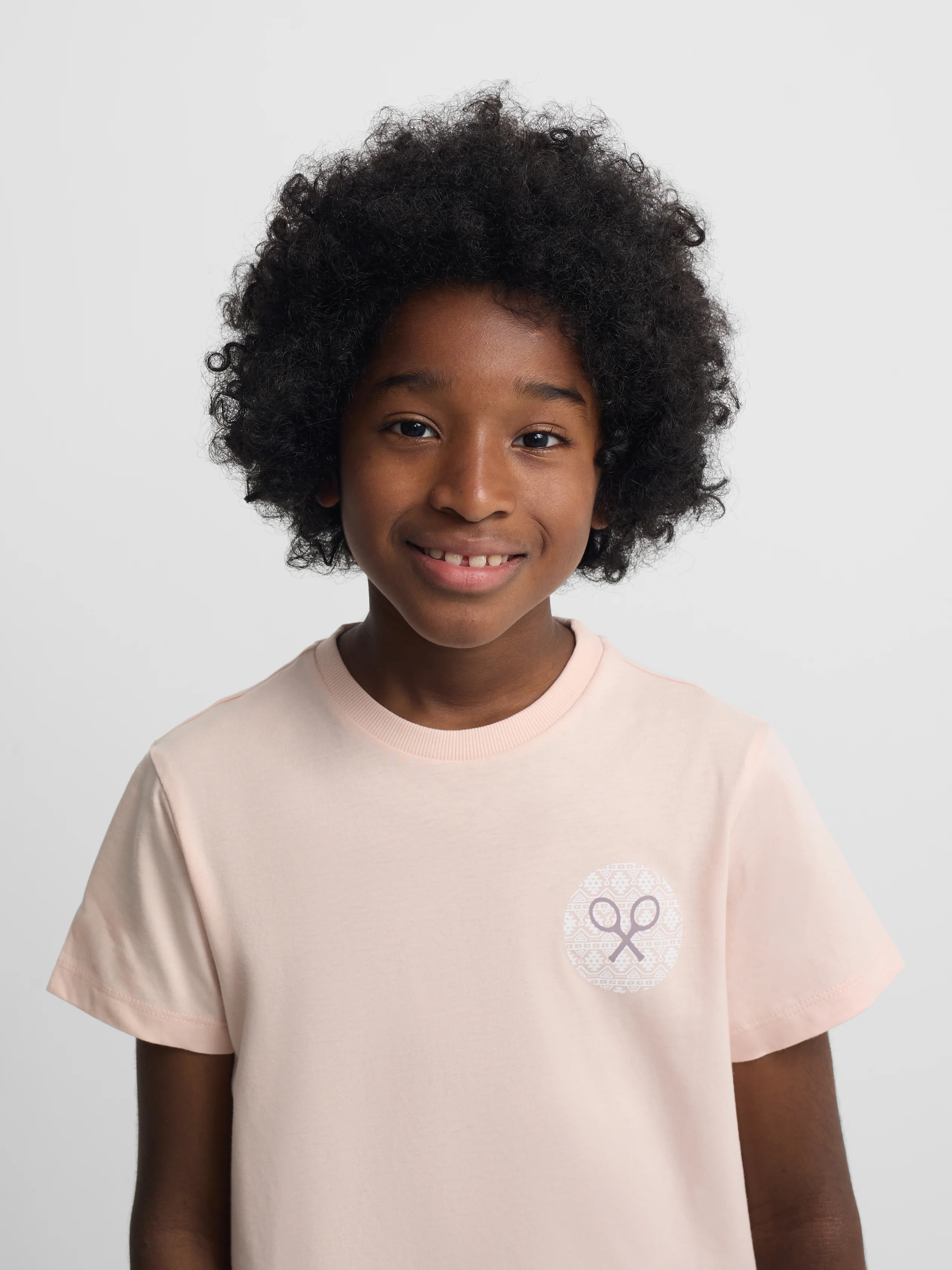Camiseta kids raqueta etnica coral - Image 3