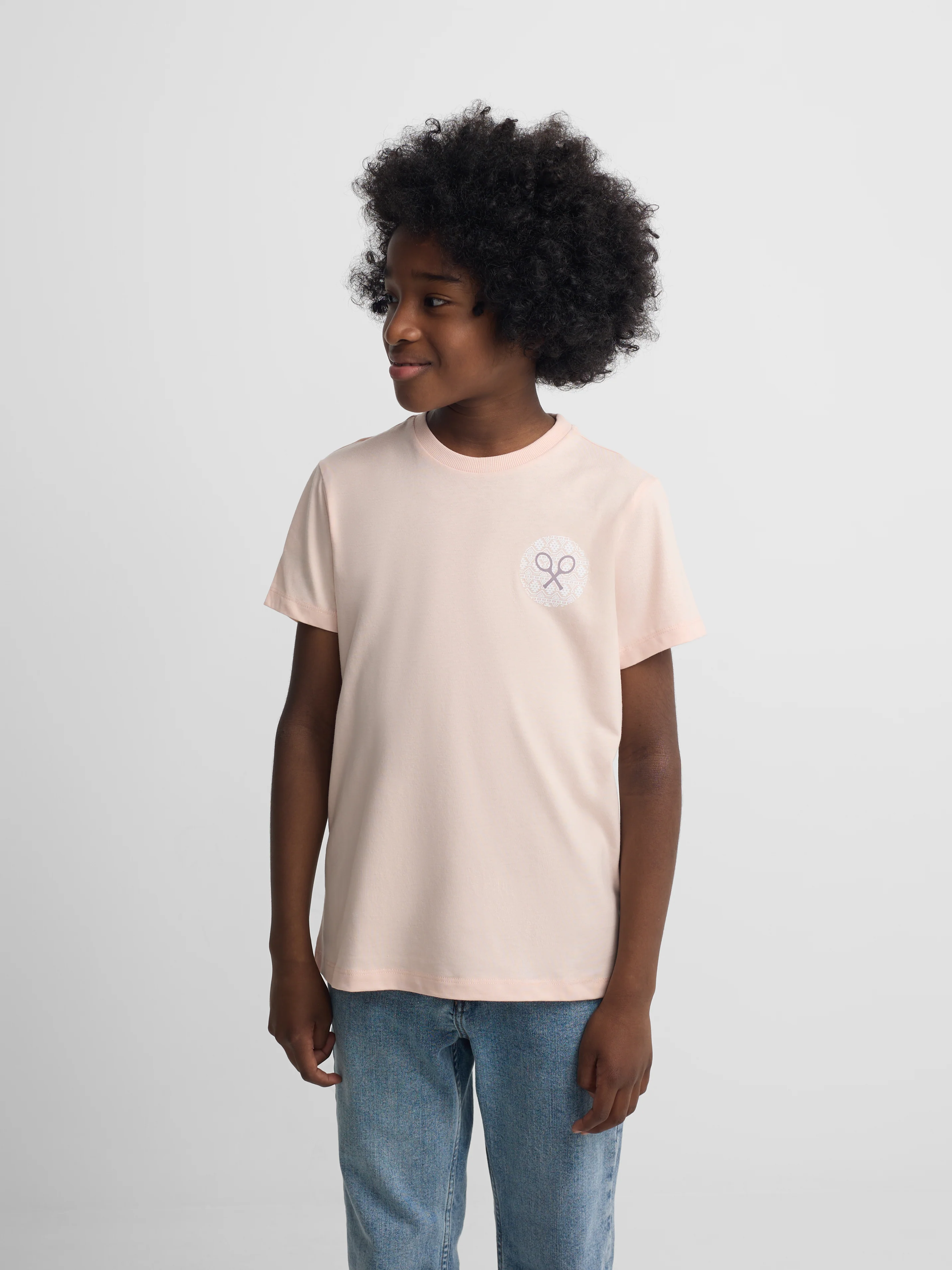 Camiseta kids raqueta etnica coral - Image 5