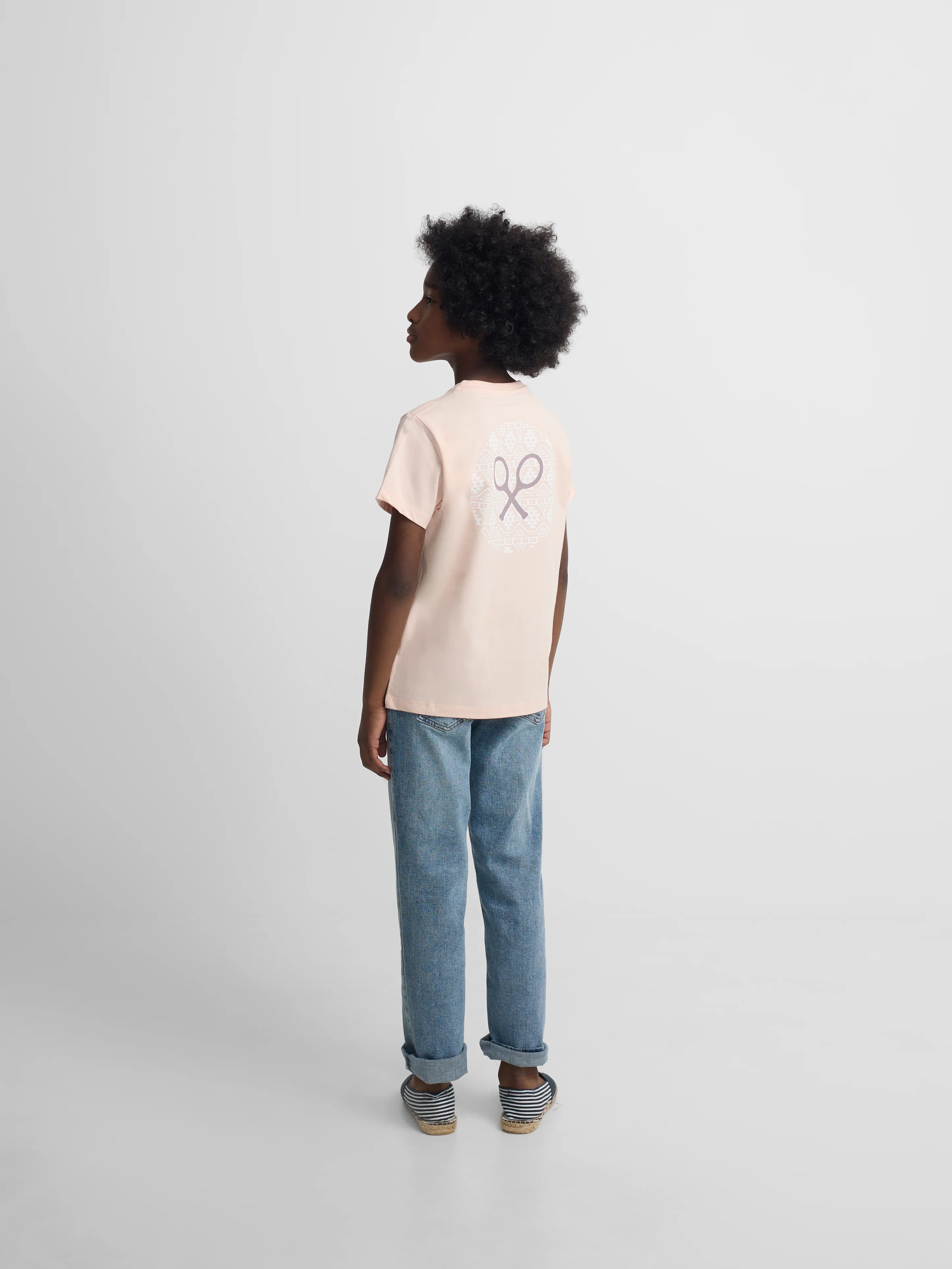 Camiseta kids raqueta etnica coral - Image 9
