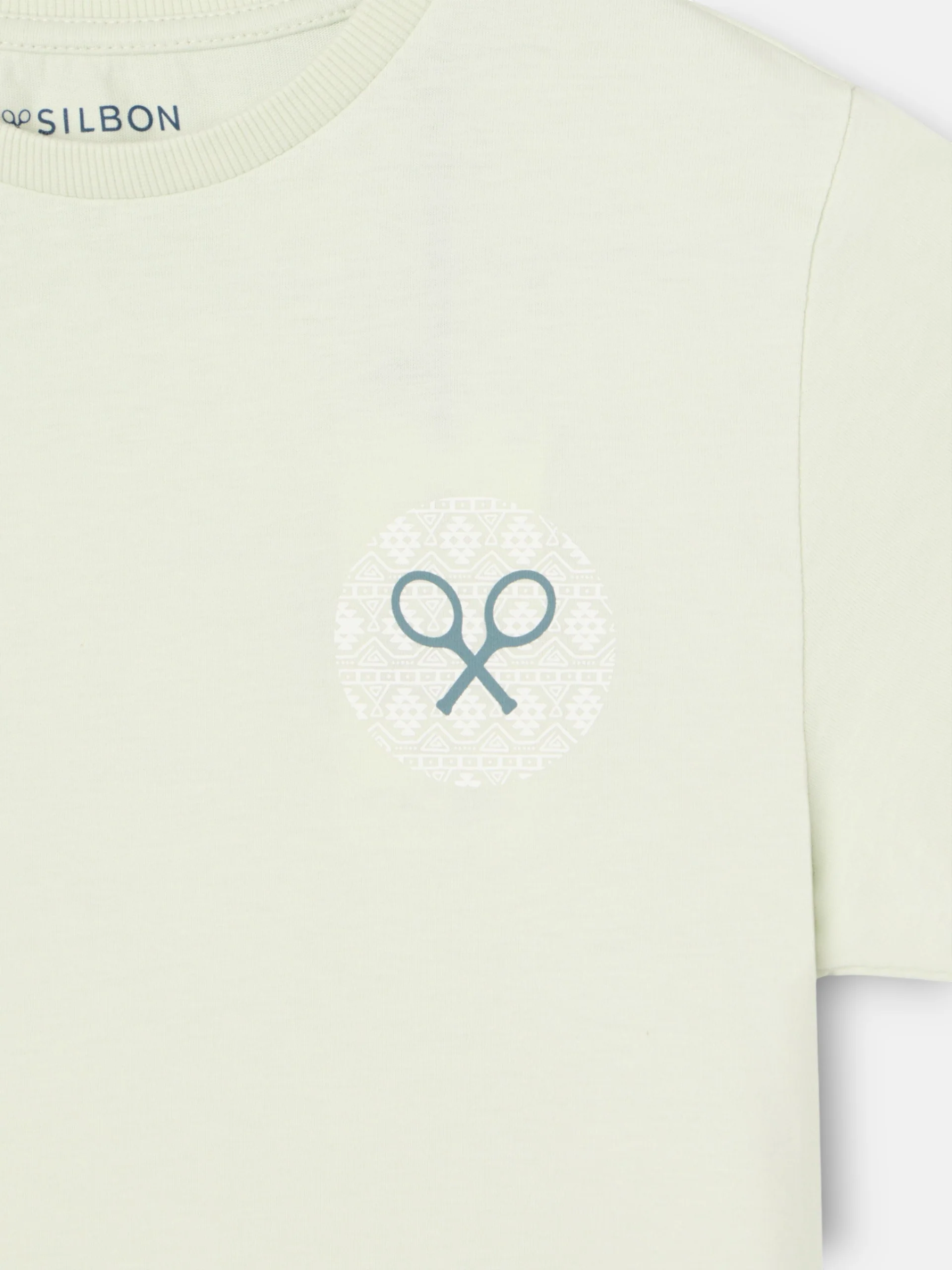 Camiseta kids raqueta etnica verde - Image 2