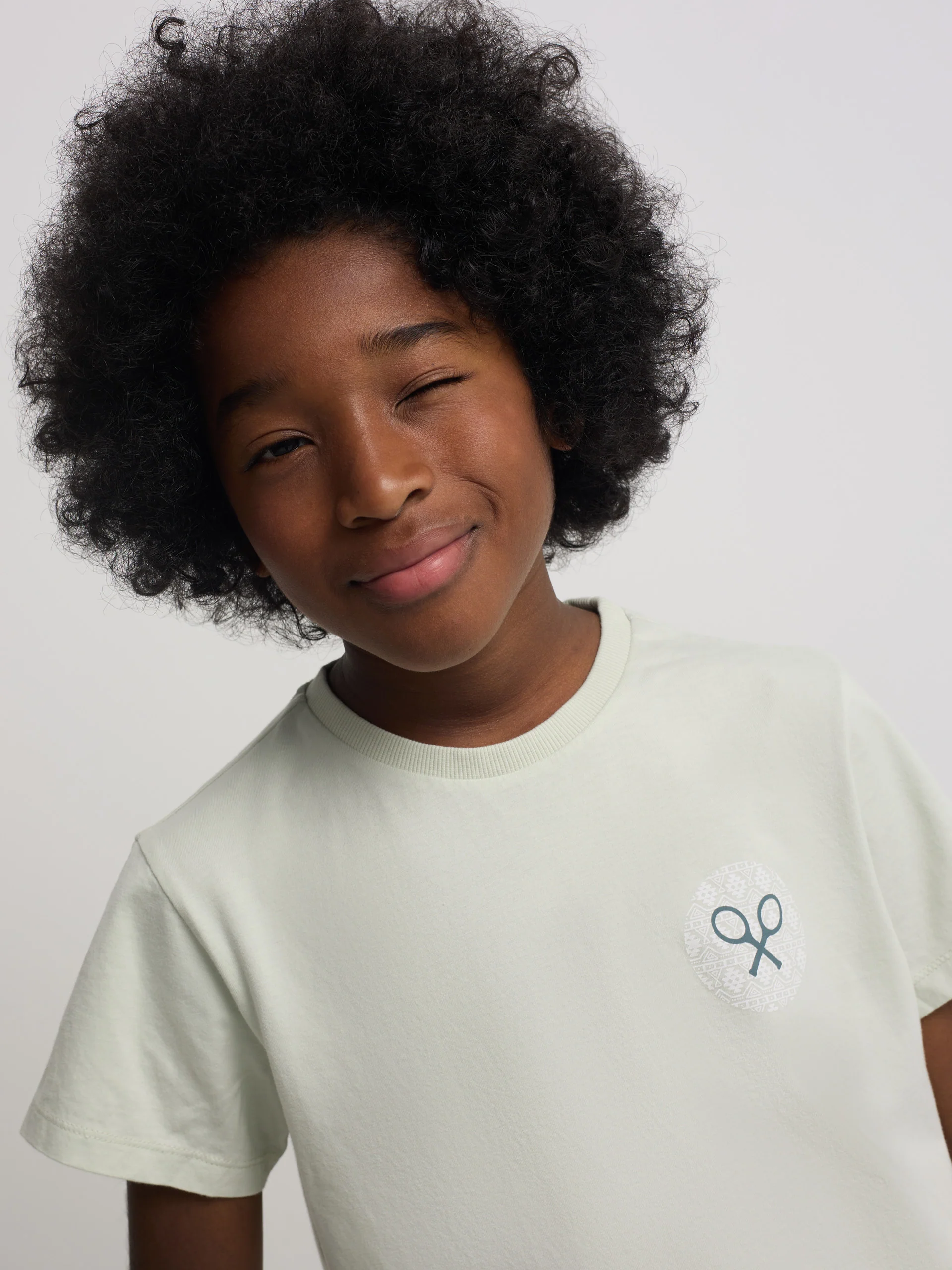 Camiseta kids raqueta etnica verde - Image 4