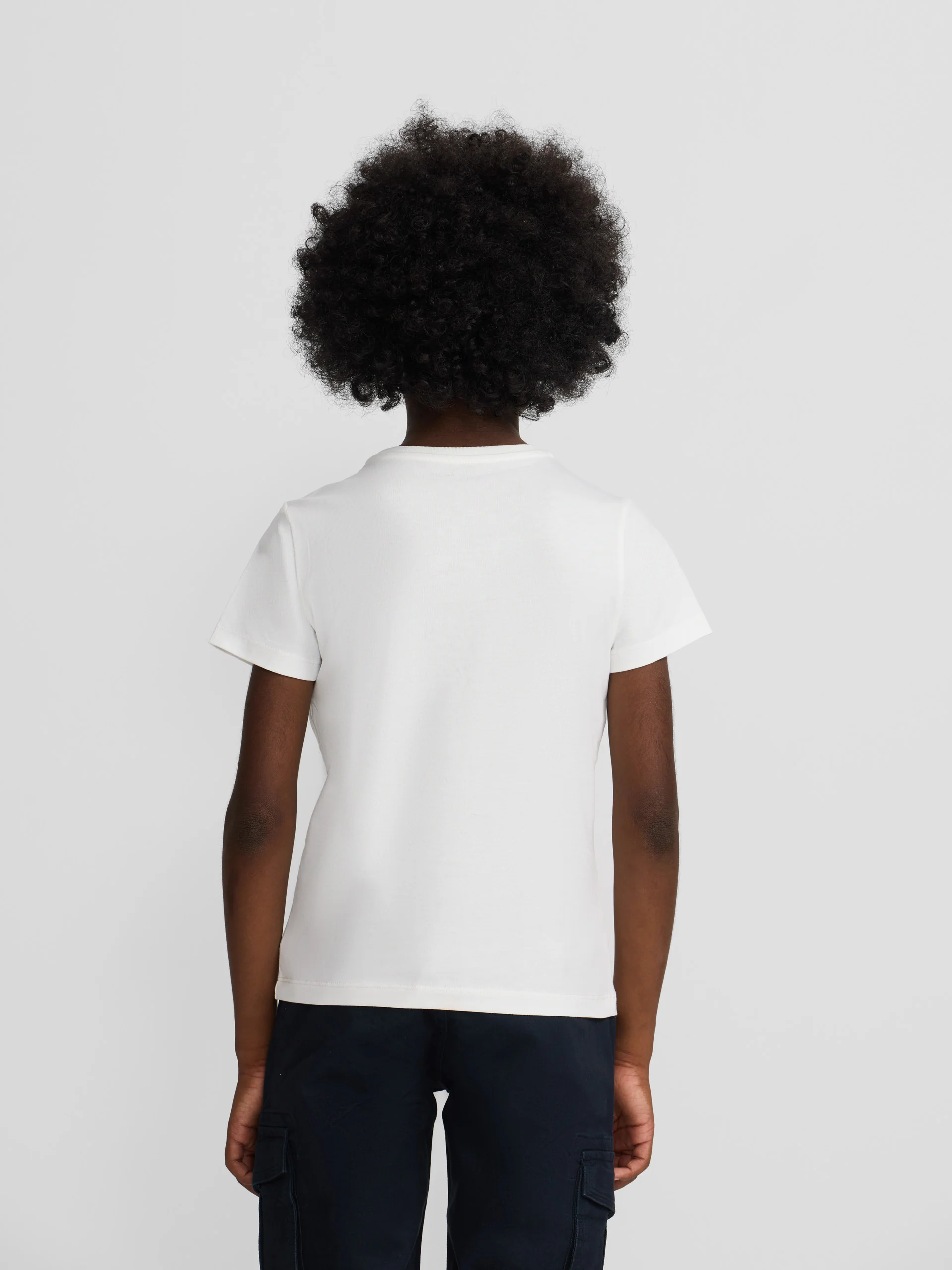 Camiseta kids raqueta media blanca - Image 4