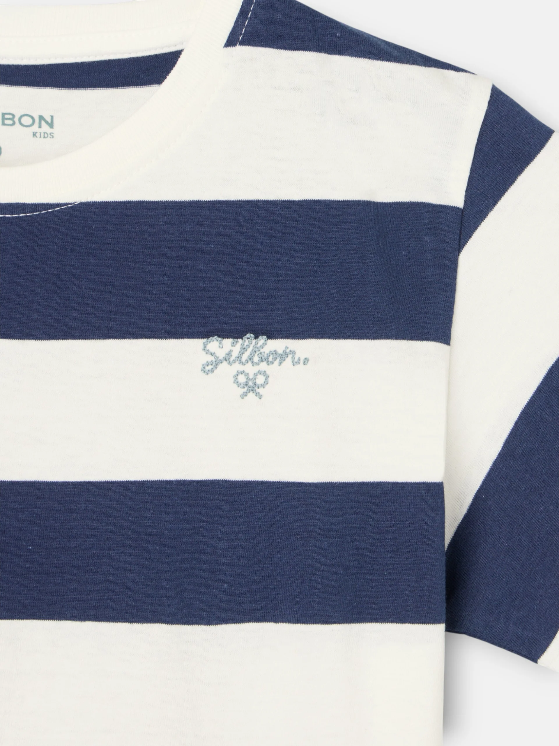 Camiseta kids raya vintage azul - Image 2
