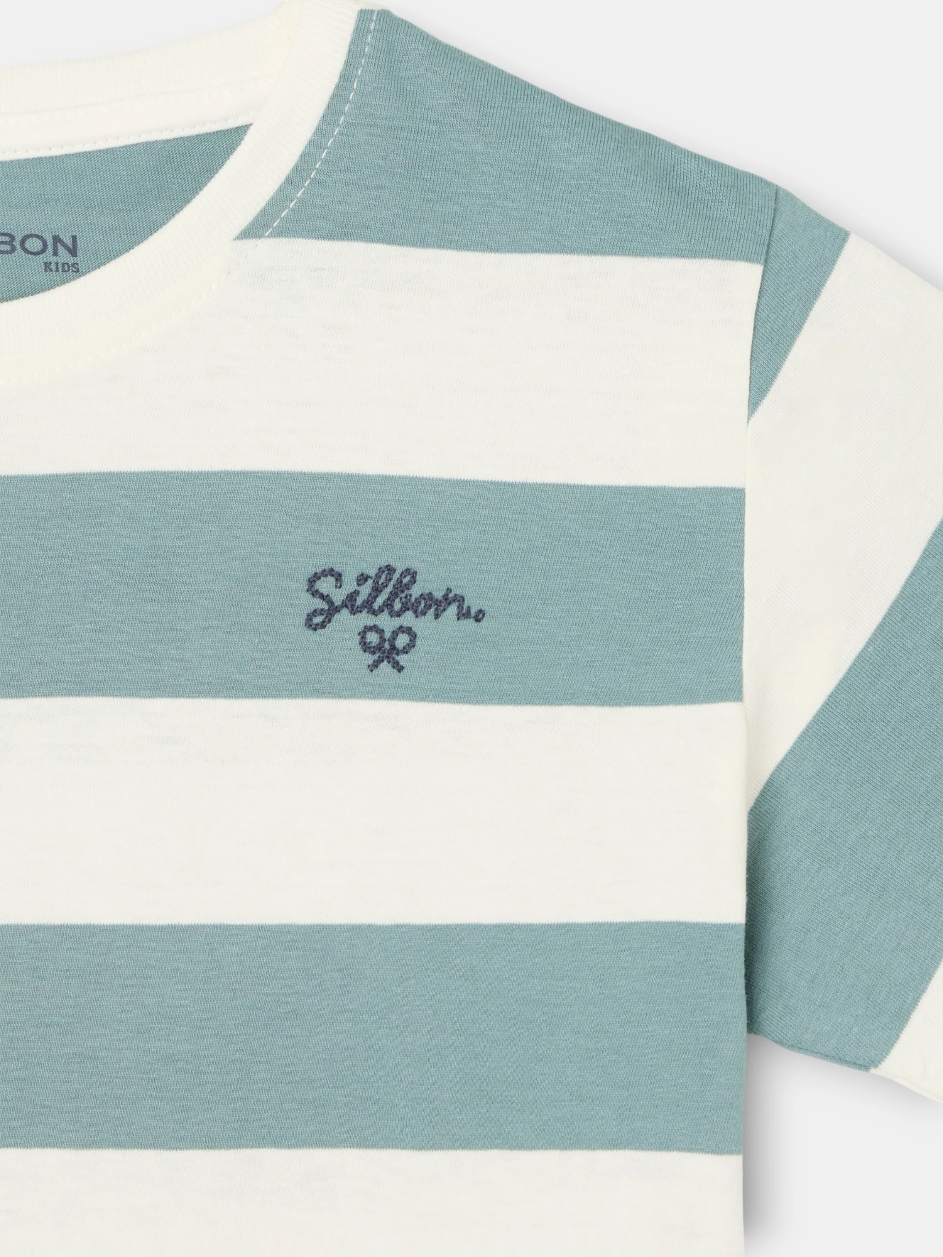 Camiseta kids raya vintage verde - Image 2
