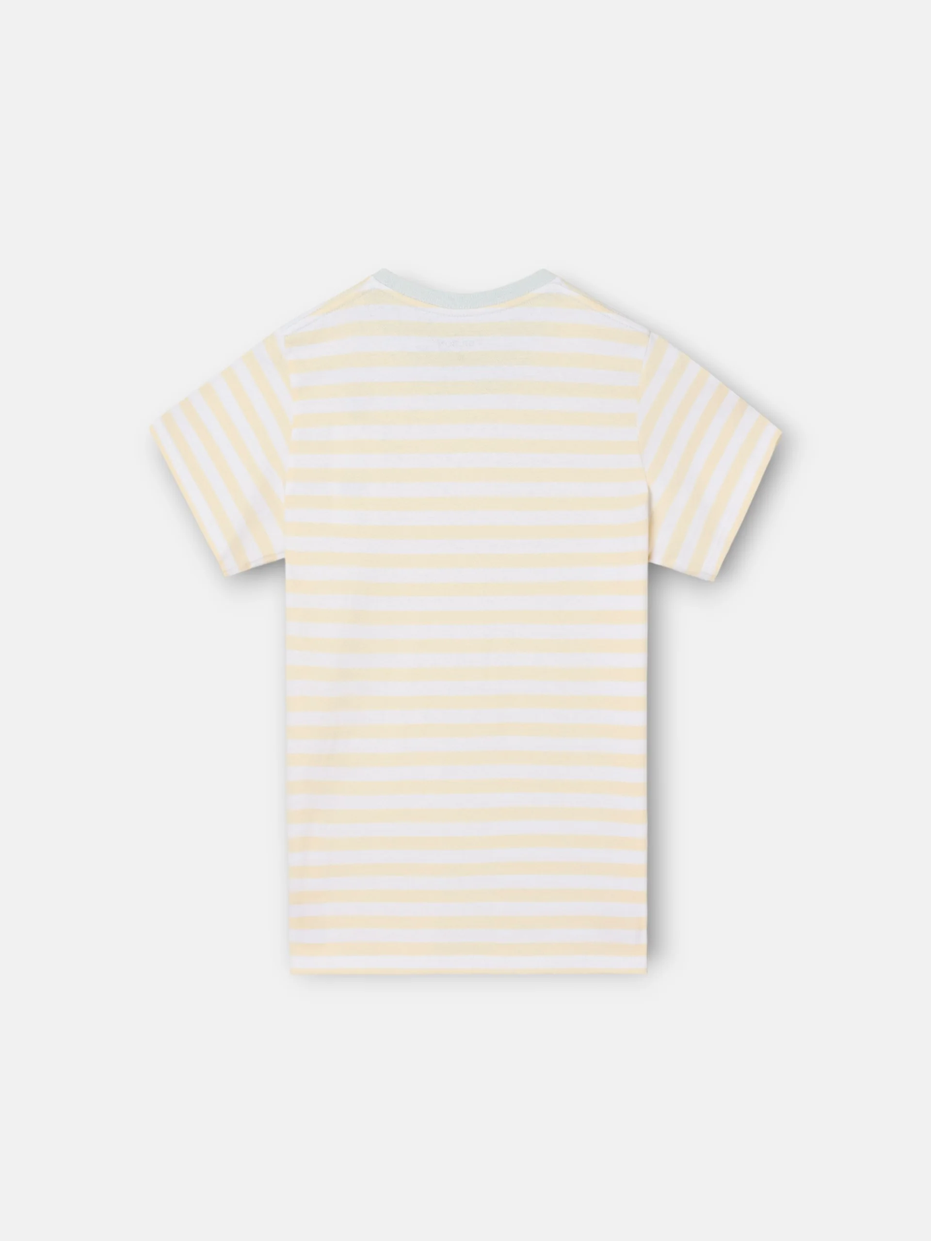 Camiseta kids ribete rayas finas amarillo - Image 7