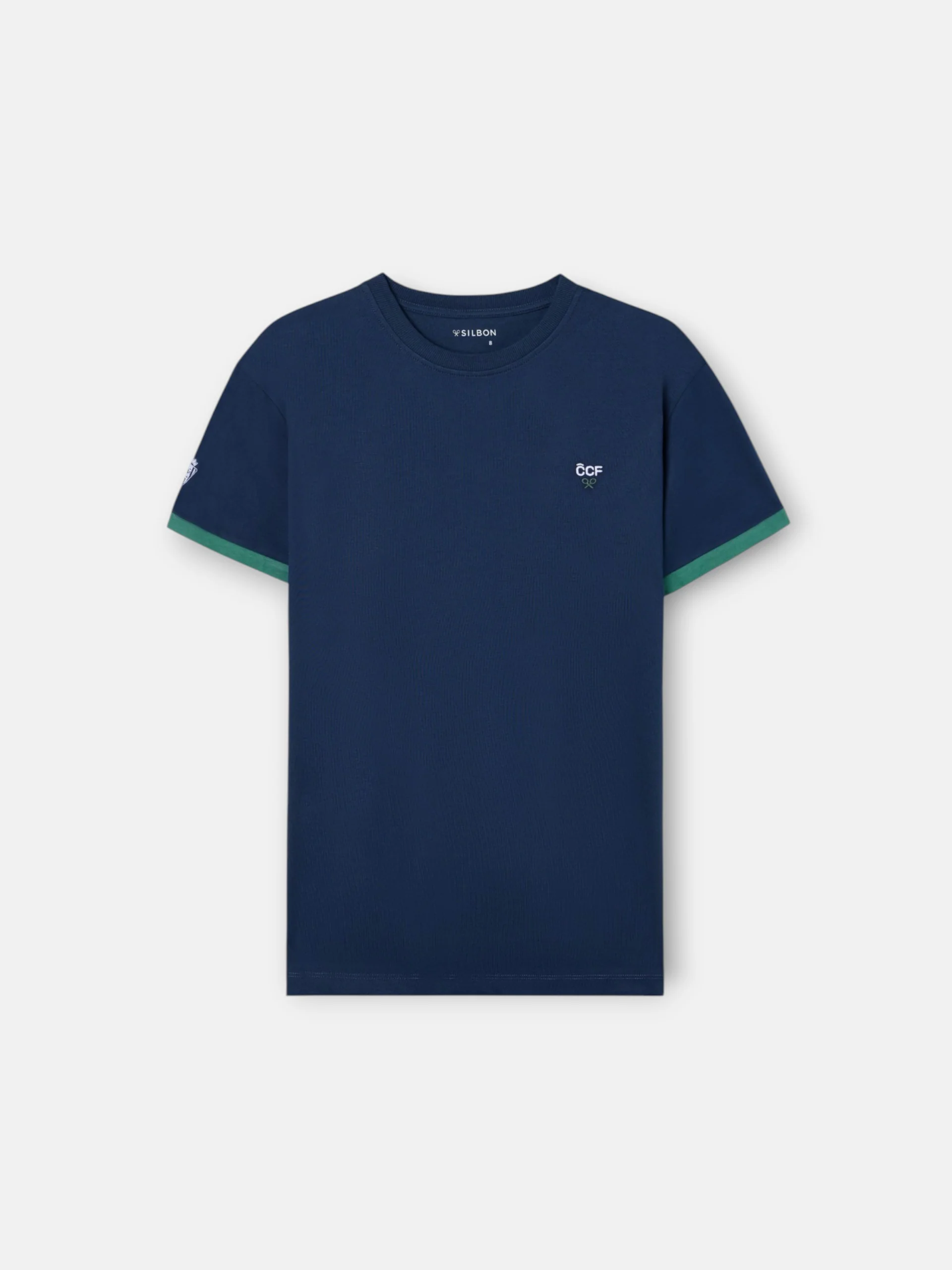 Camiseta kids silbon CCF azul marino - Image 4