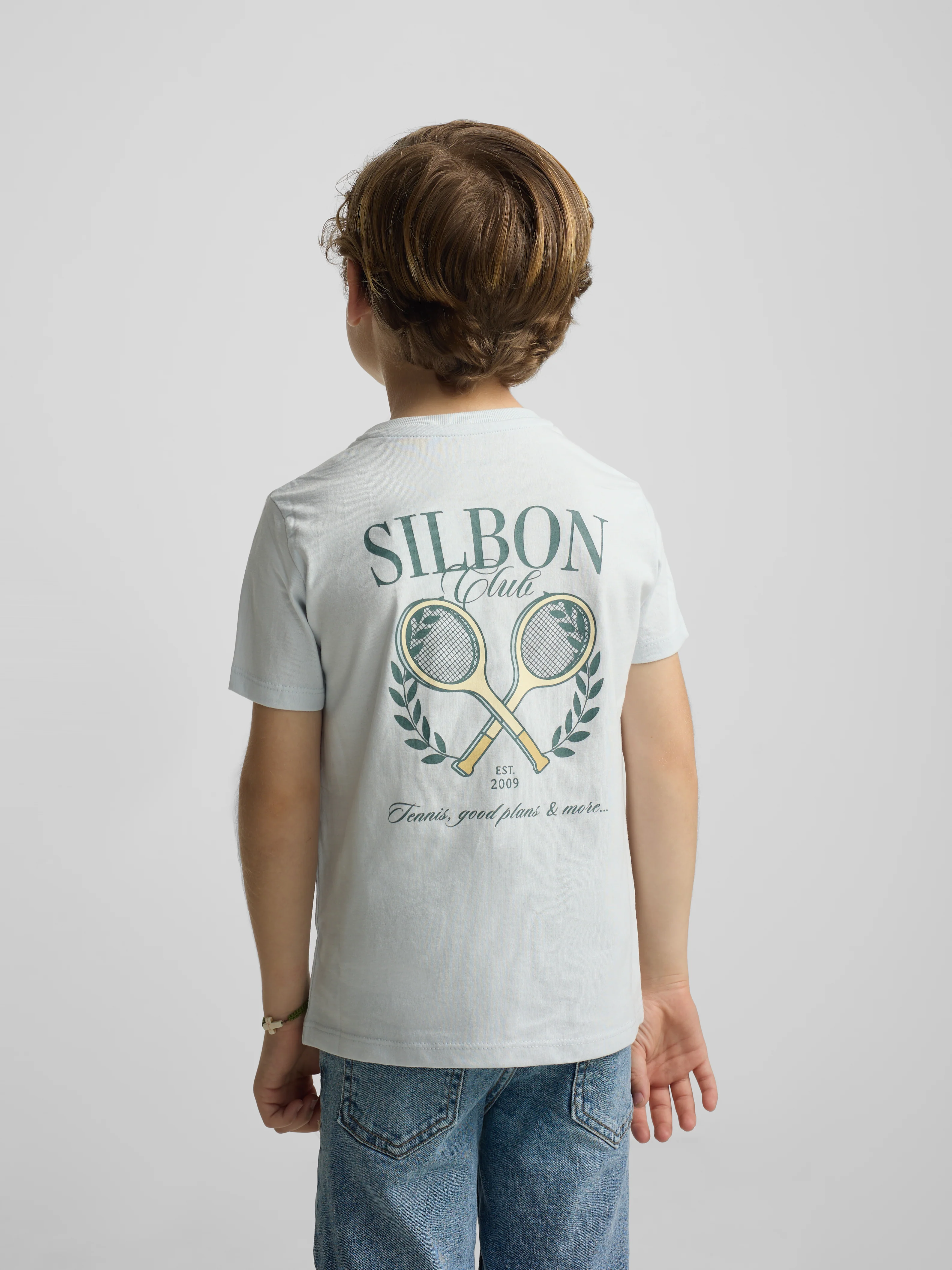 Camiseta kids Silbon club azul claro