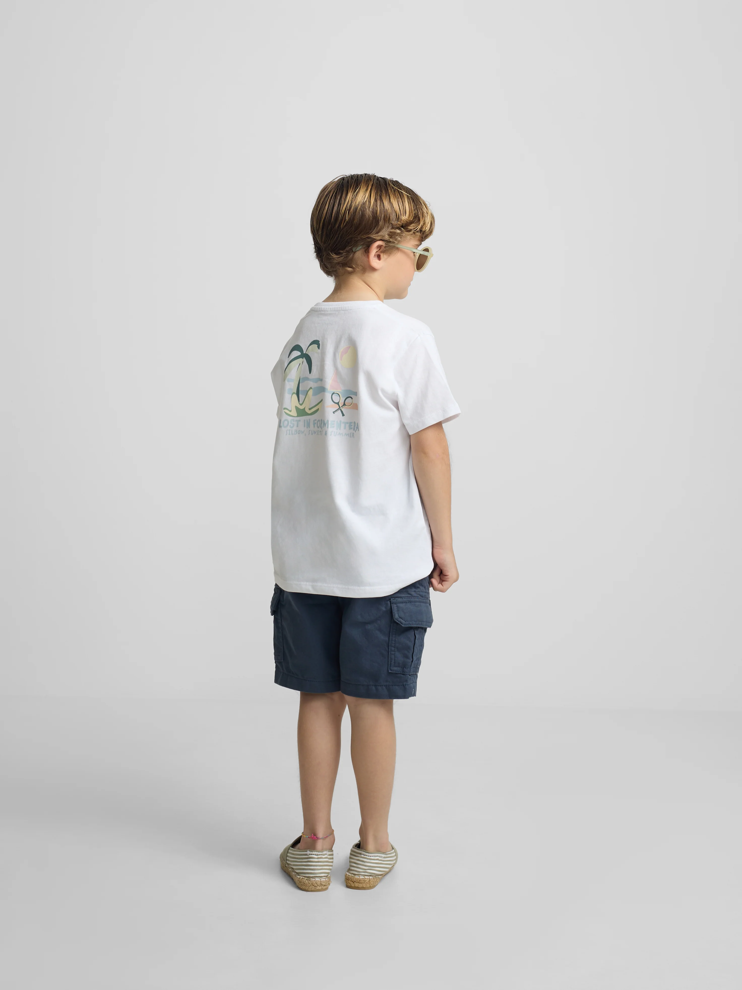 Camiseta kids Silbon Formentera blanco - Image 7