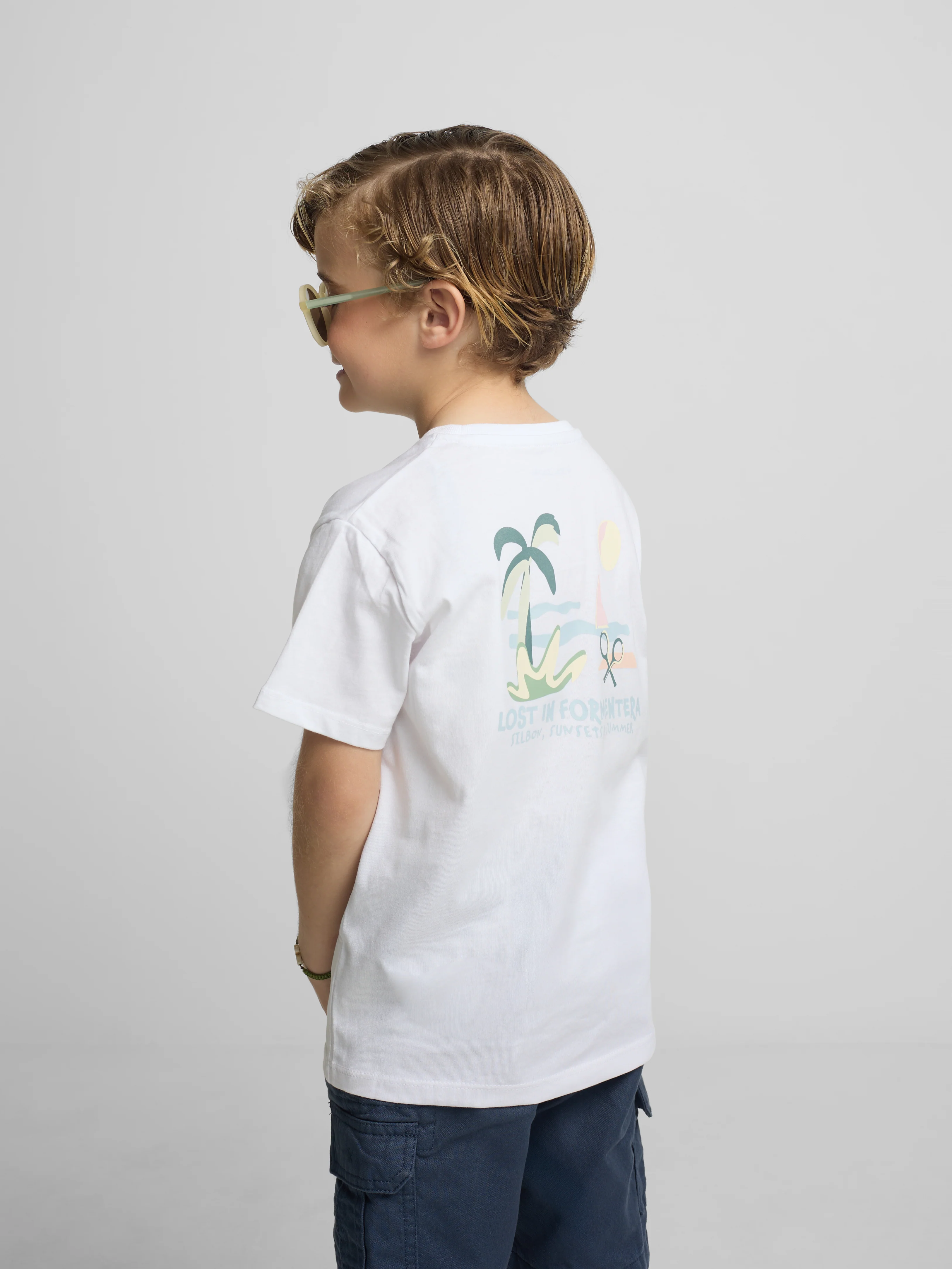 Camiseta kids Silbon Formentera blanco - Image 8