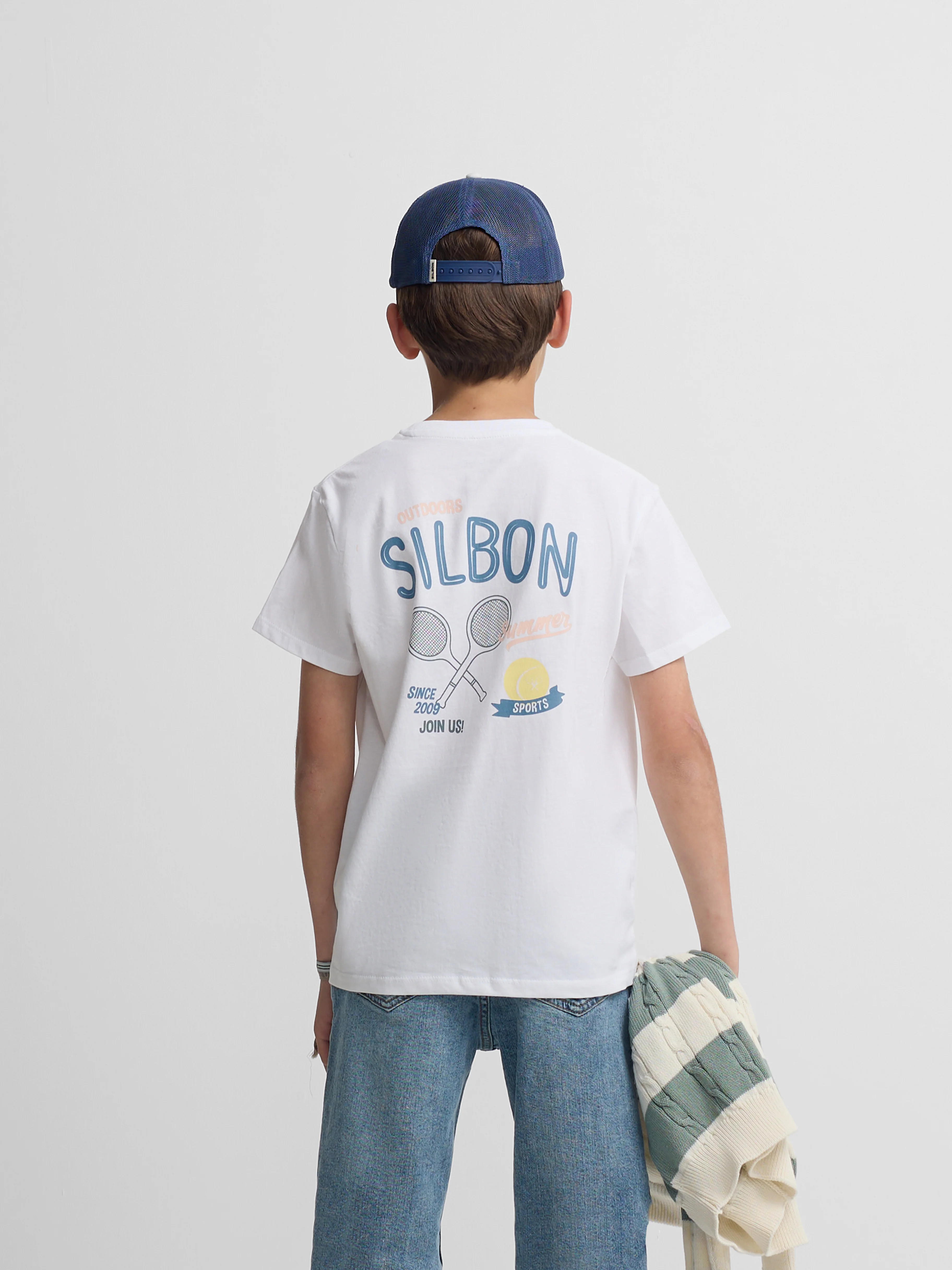 Camiseta kids summer sport blanco - Image 6