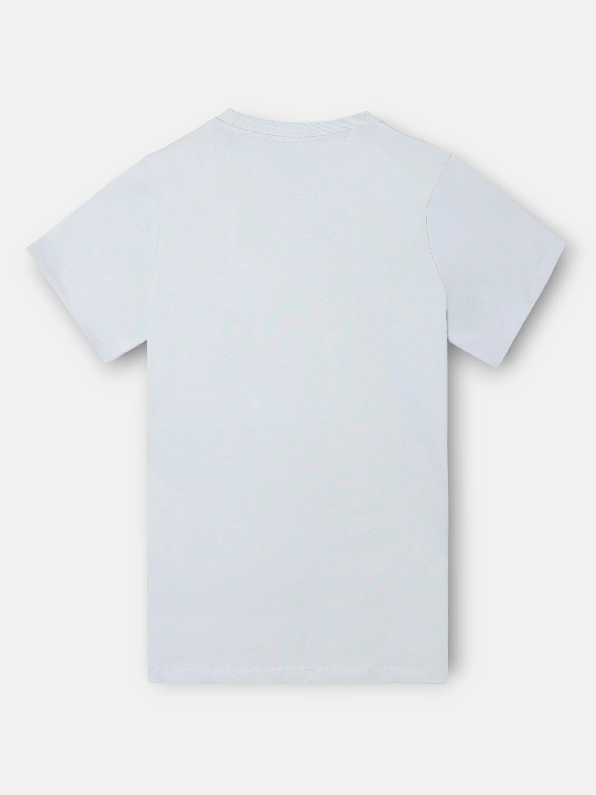 Camiseta lisa minilogo parche azul claro - Image 7