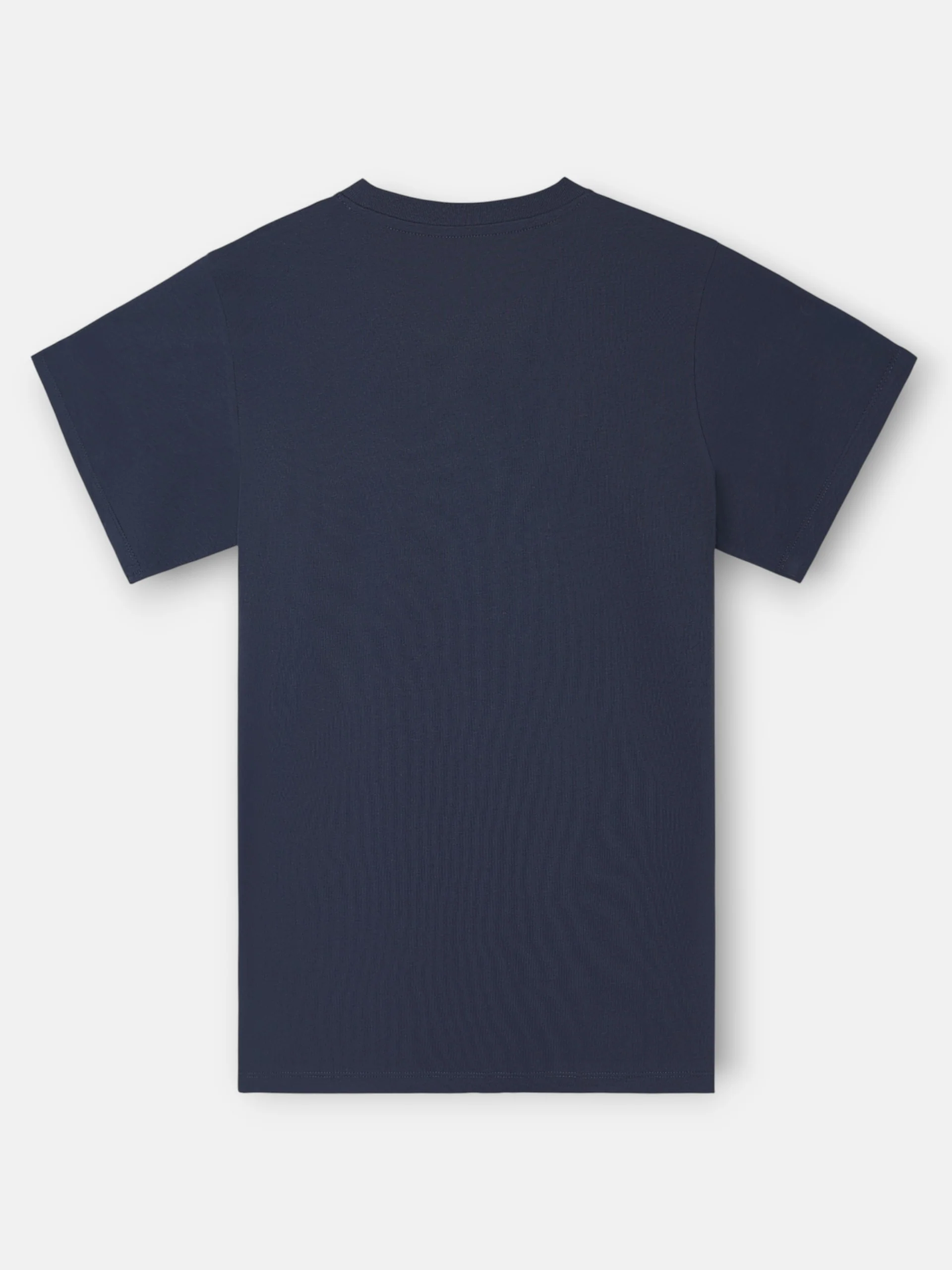 Camiseta lisa minilogo parche azul marino - Image 8