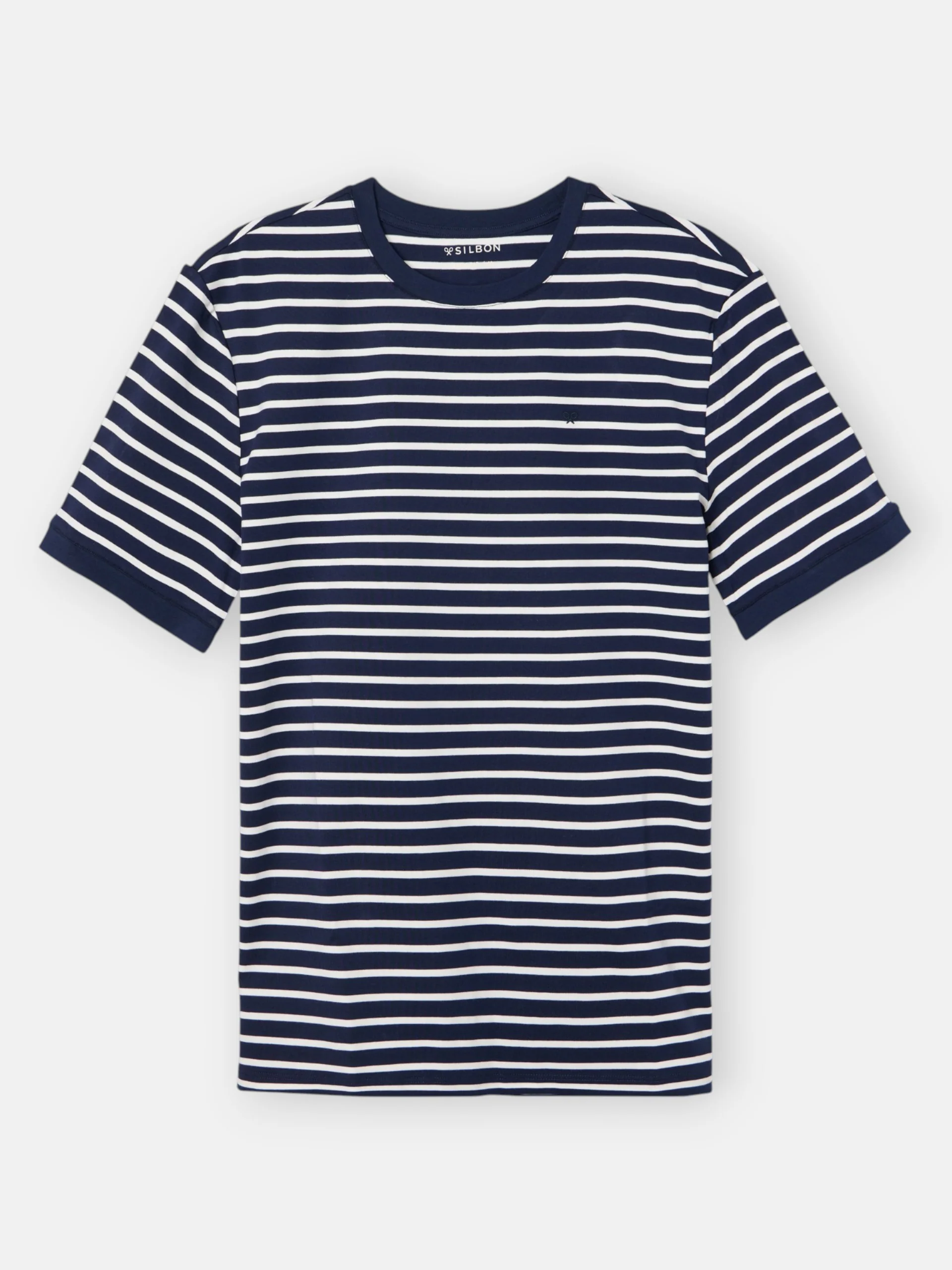 Camiseta marinera raya media azul - Image 9