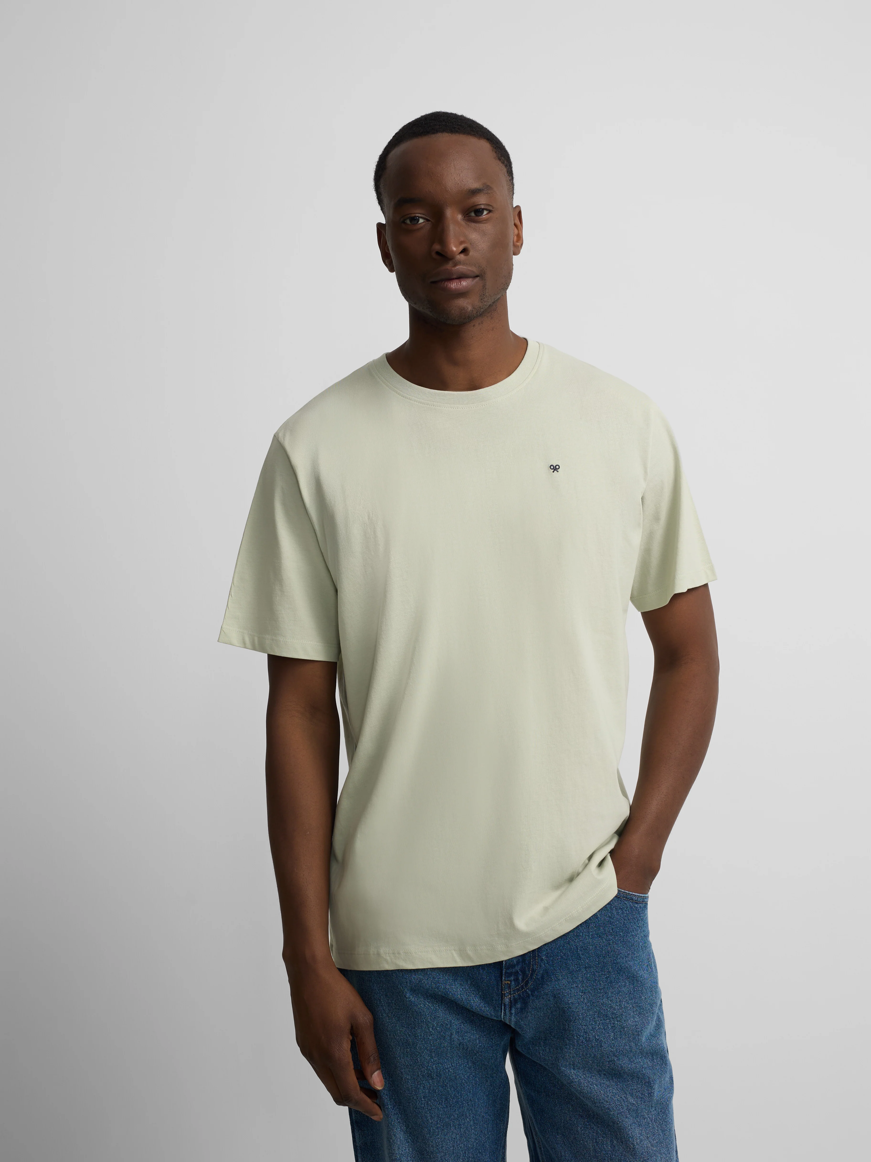 Camiseta minilogo verde claro - Image 3