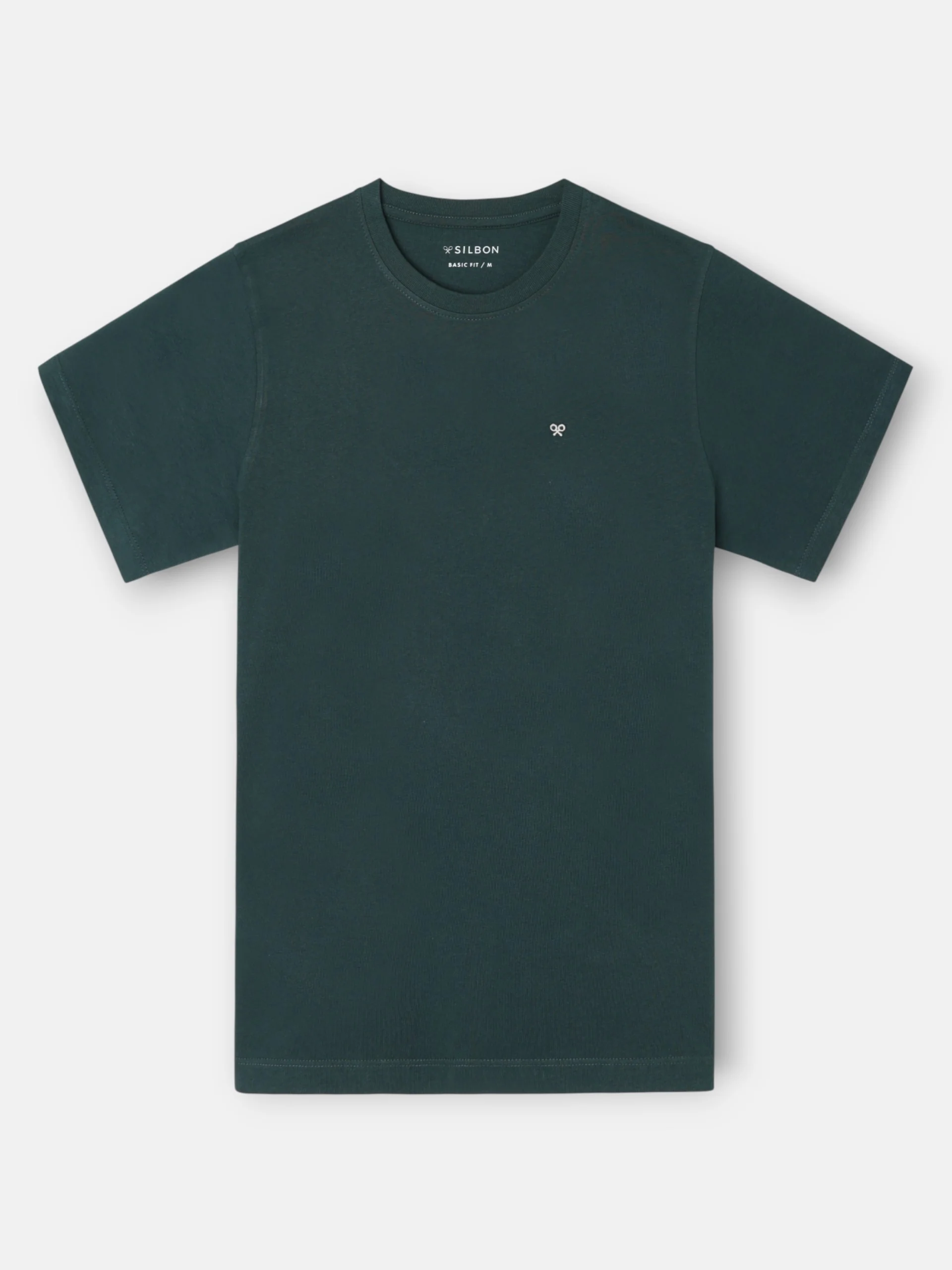 Camiseta minilogo verde oscuro - Image 5