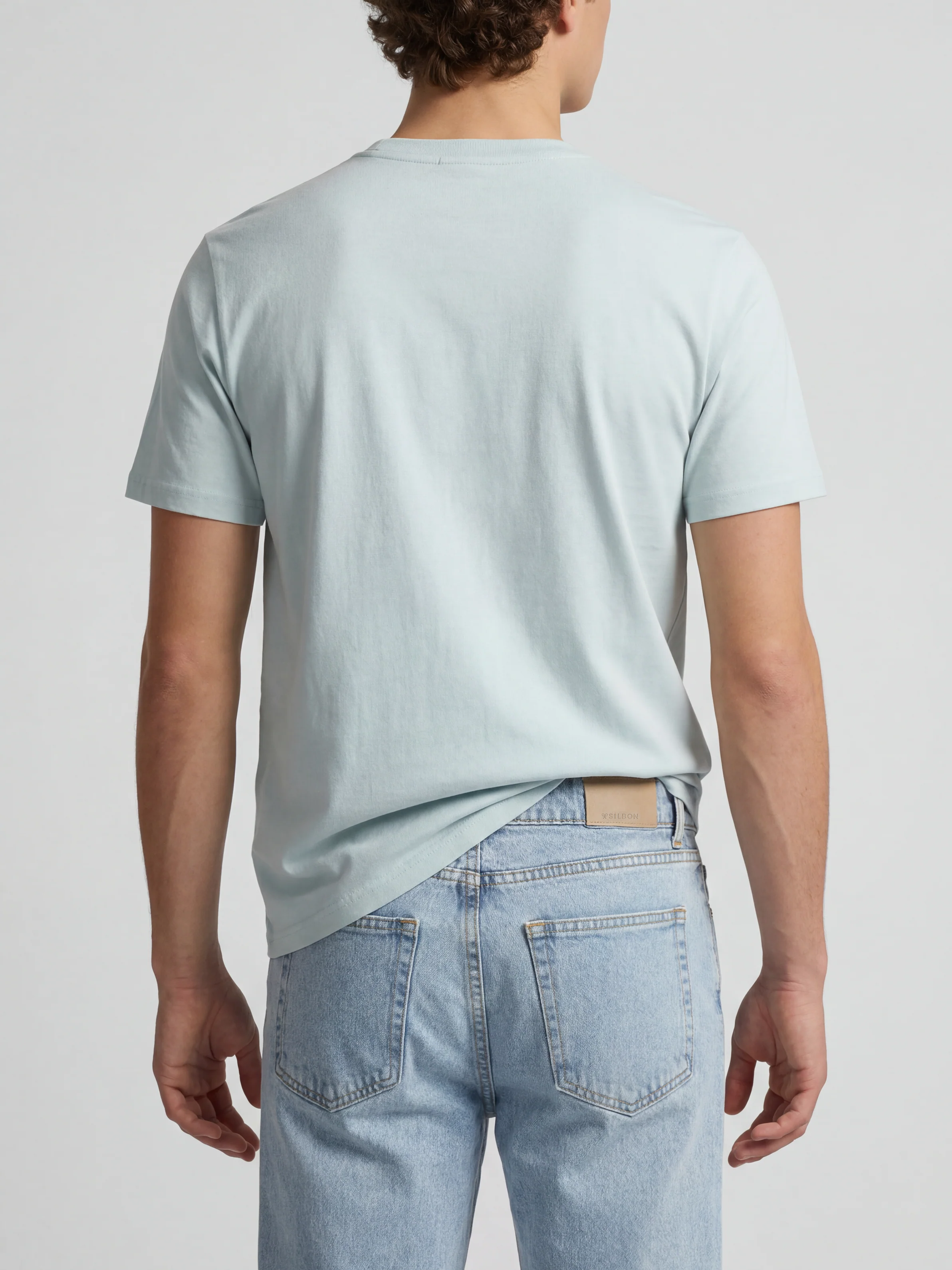 Camiseta raqueta media aguamarina - Image 3