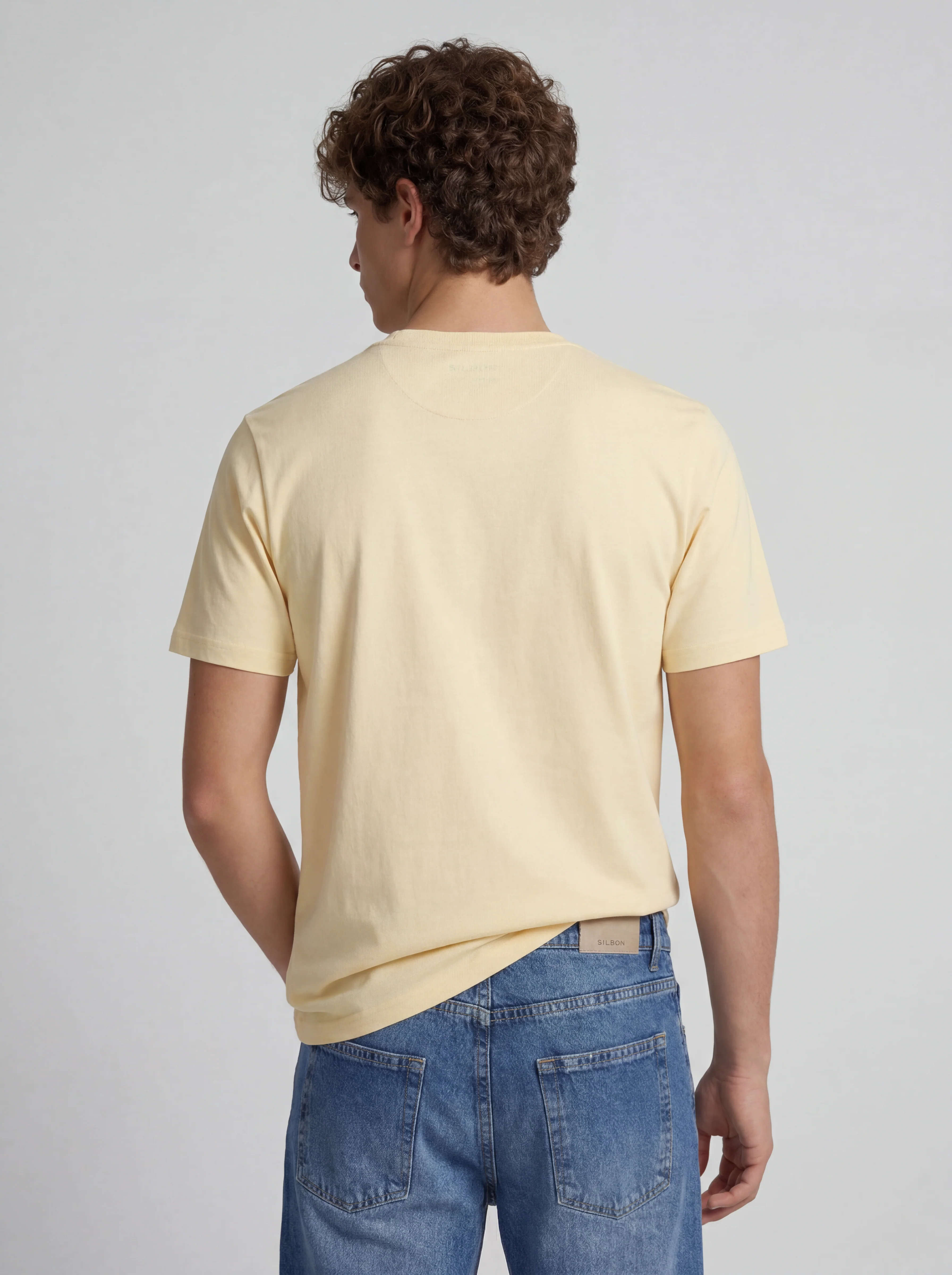 Camiseta raqueta media amarillo - Image 3