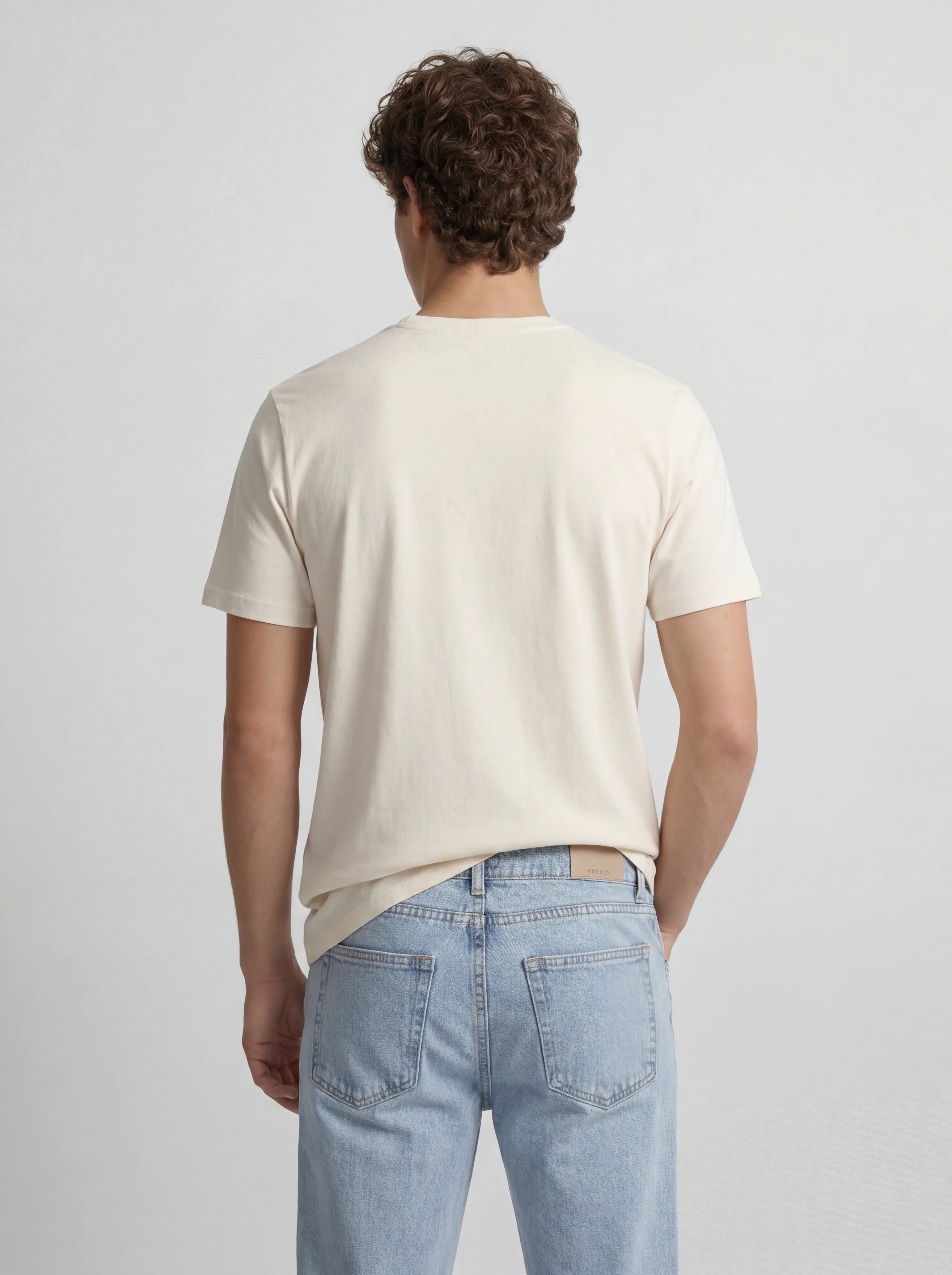 Camiseta raqueta media crema - Image 4