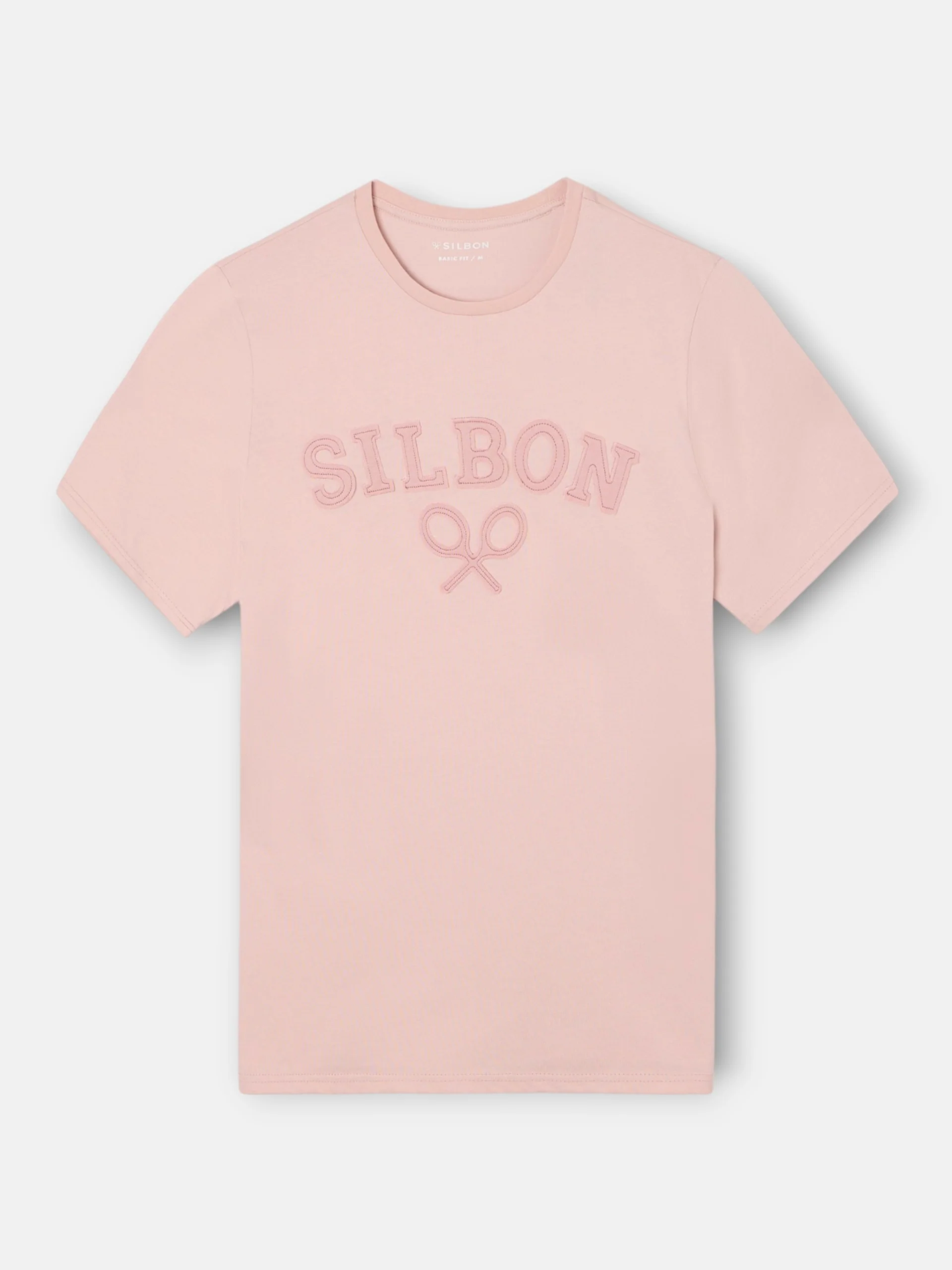 Camiseta raqueta media rosa - Image 4