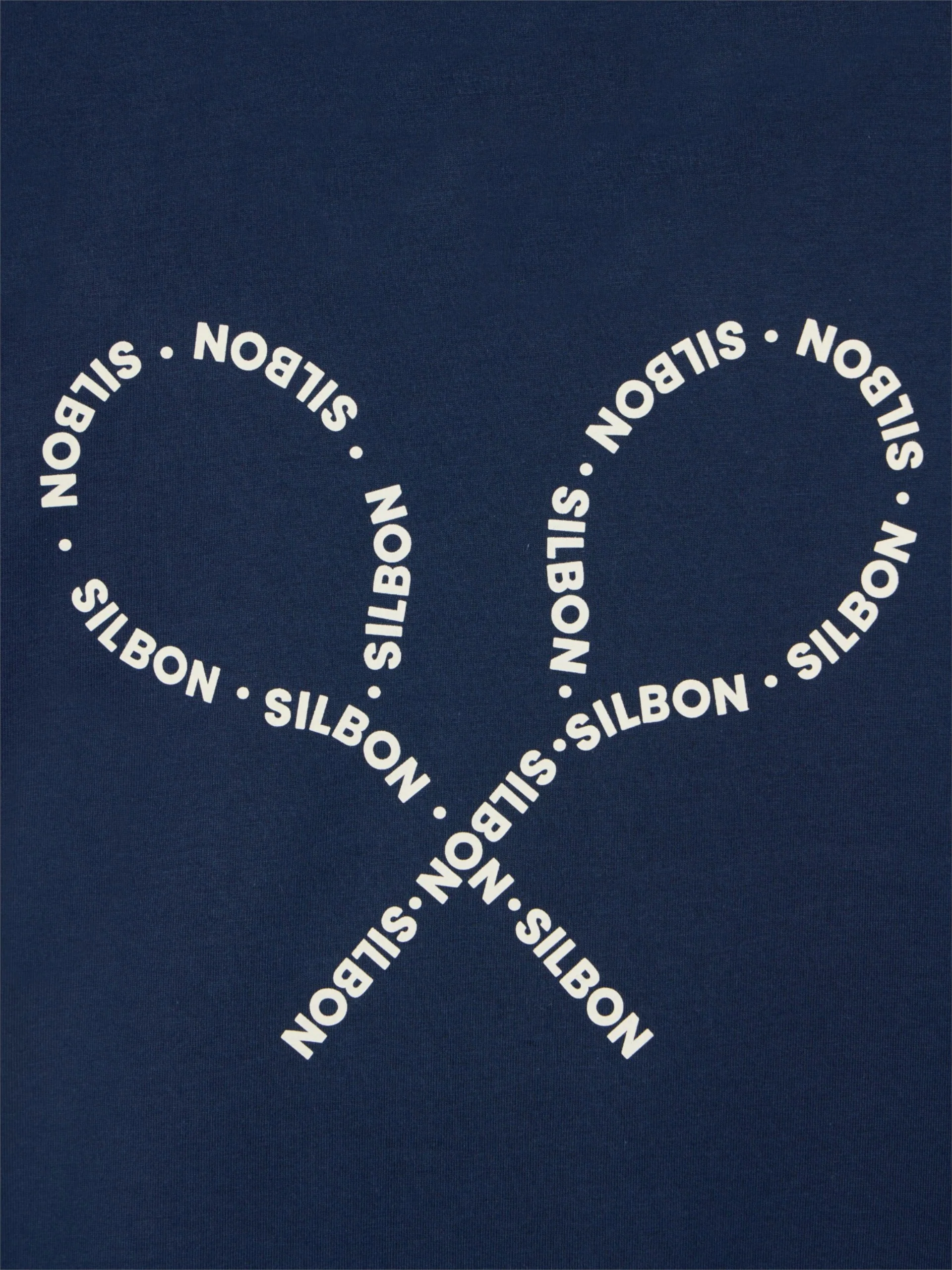 Camiseta raquetas lettering azul marino - Image 7
