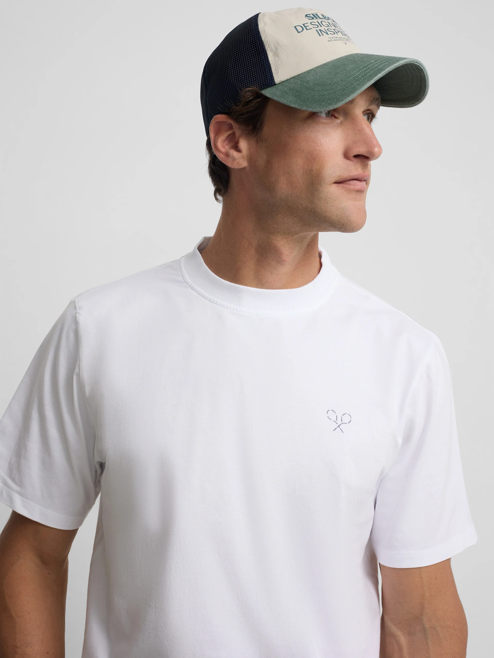 Camiseta raquetas lettering blanca - Image 6