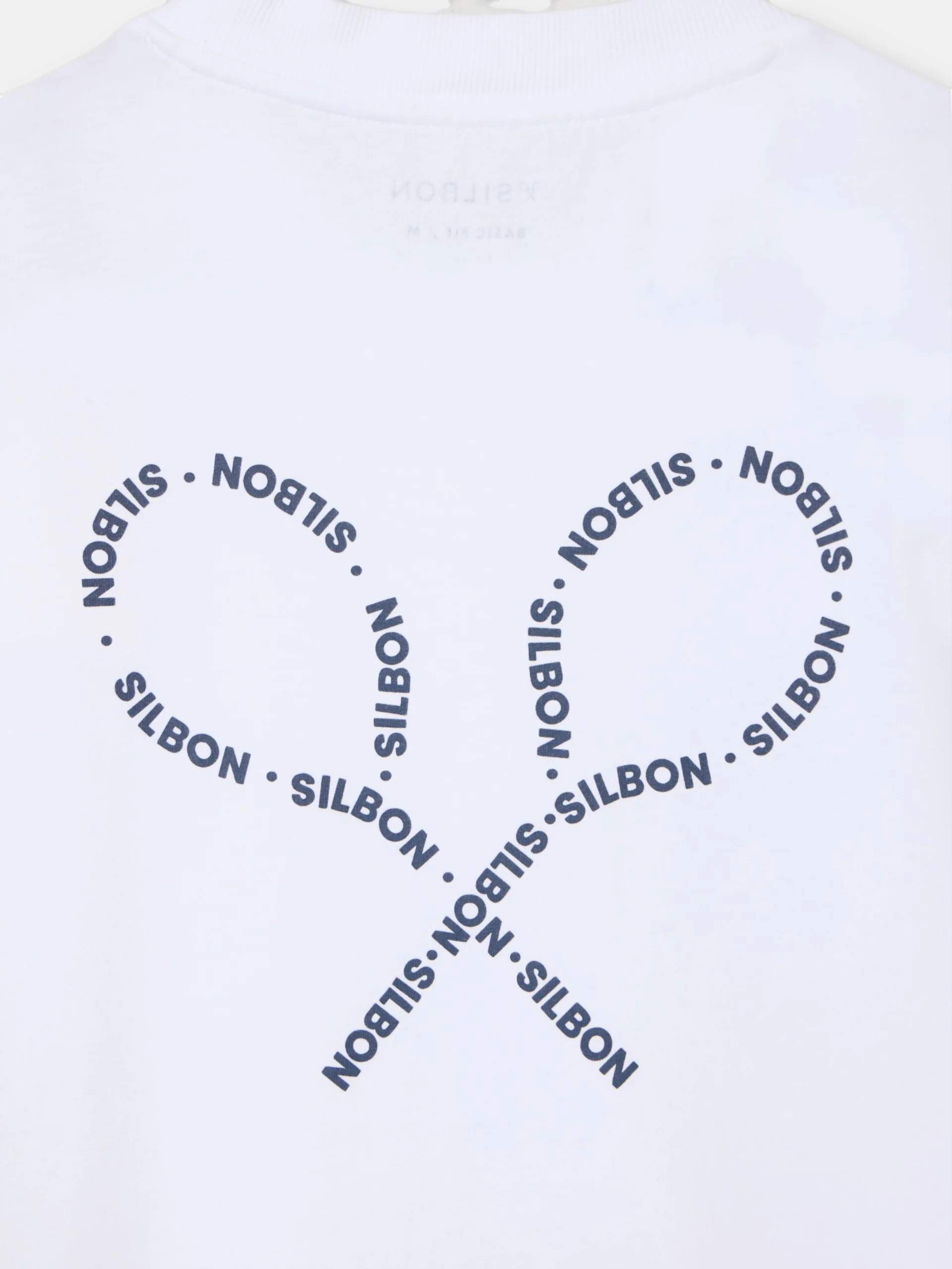 Camiseta raquetas lettering blanca - Image 8