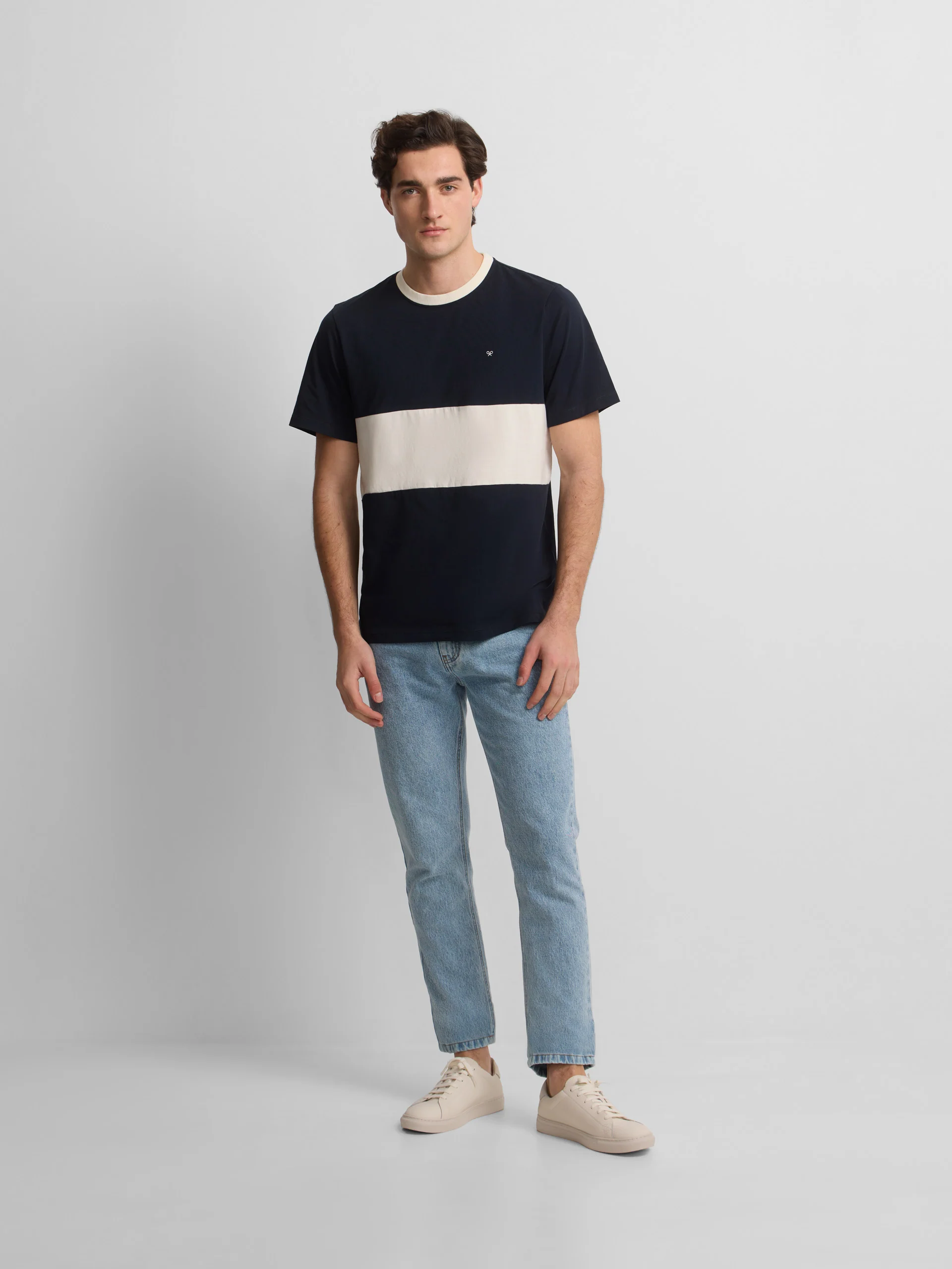 Camiseta raya horizontal cruise azul marino - Image 5
