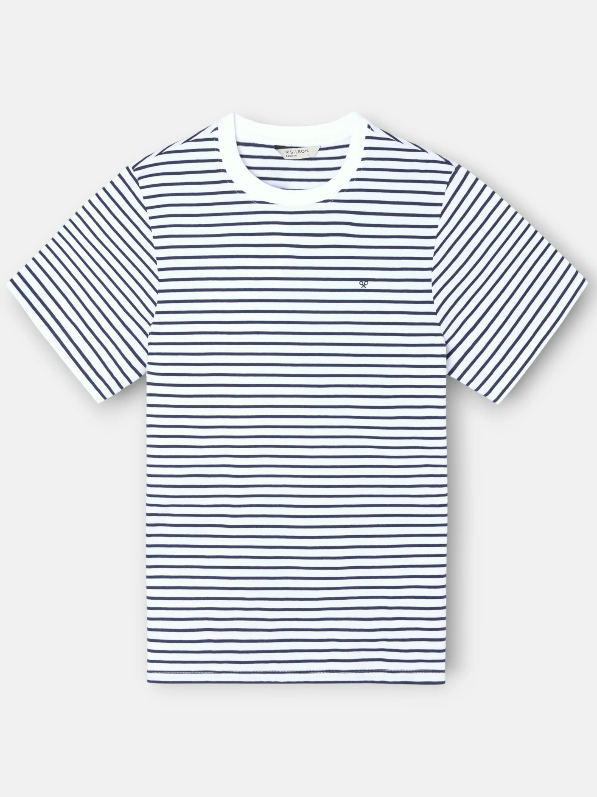 Camiseta rayas finas cruise blanca - Image 9