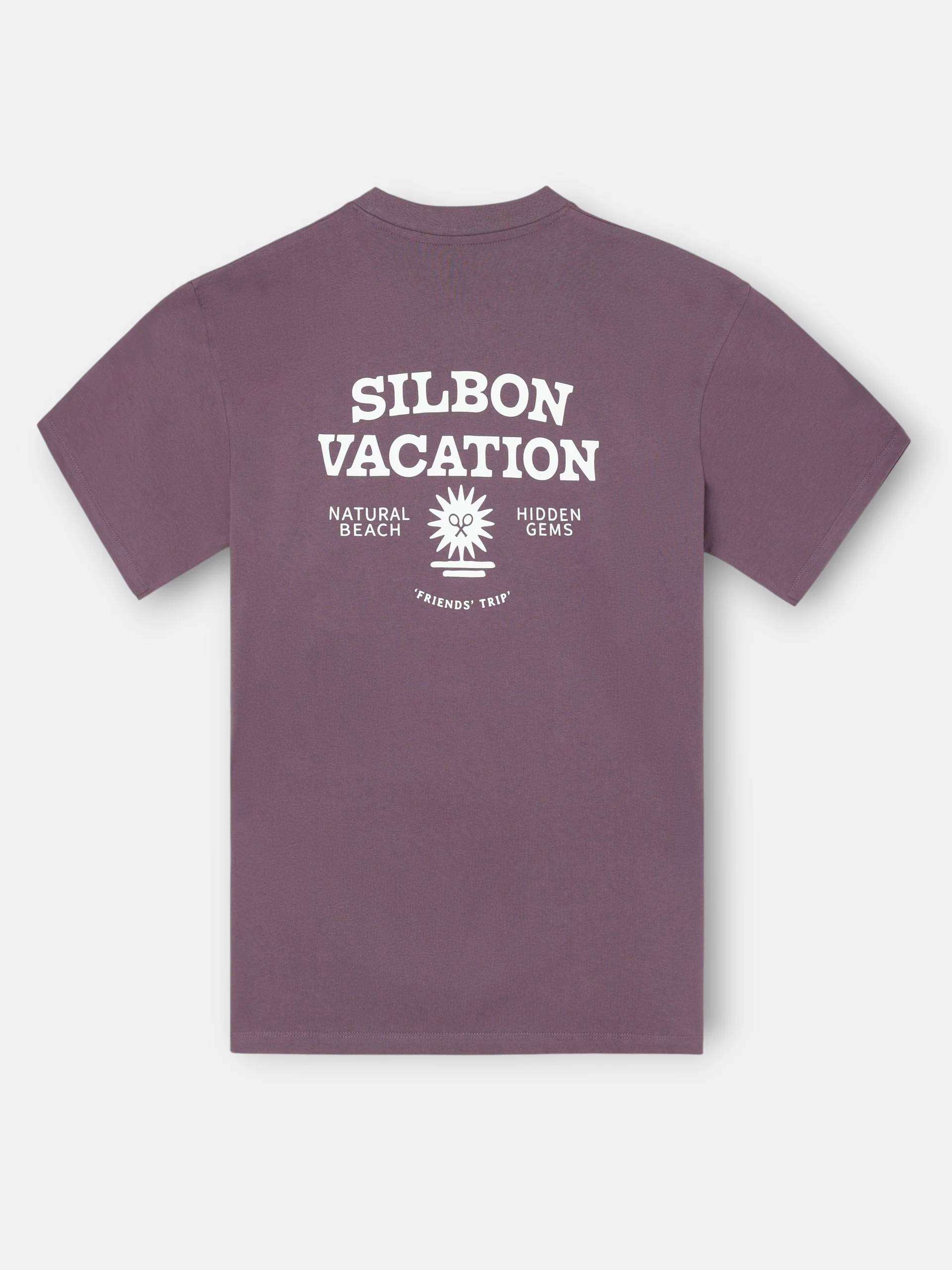 Camiseta relaxed fit Silbon vacation purpura - Image 5