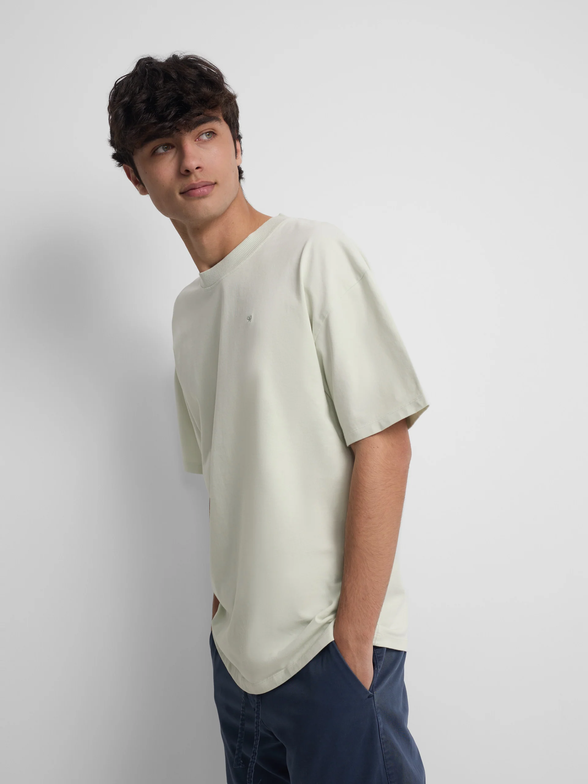 Camiseta relaxed fit surfing plans verde claro - Image 3