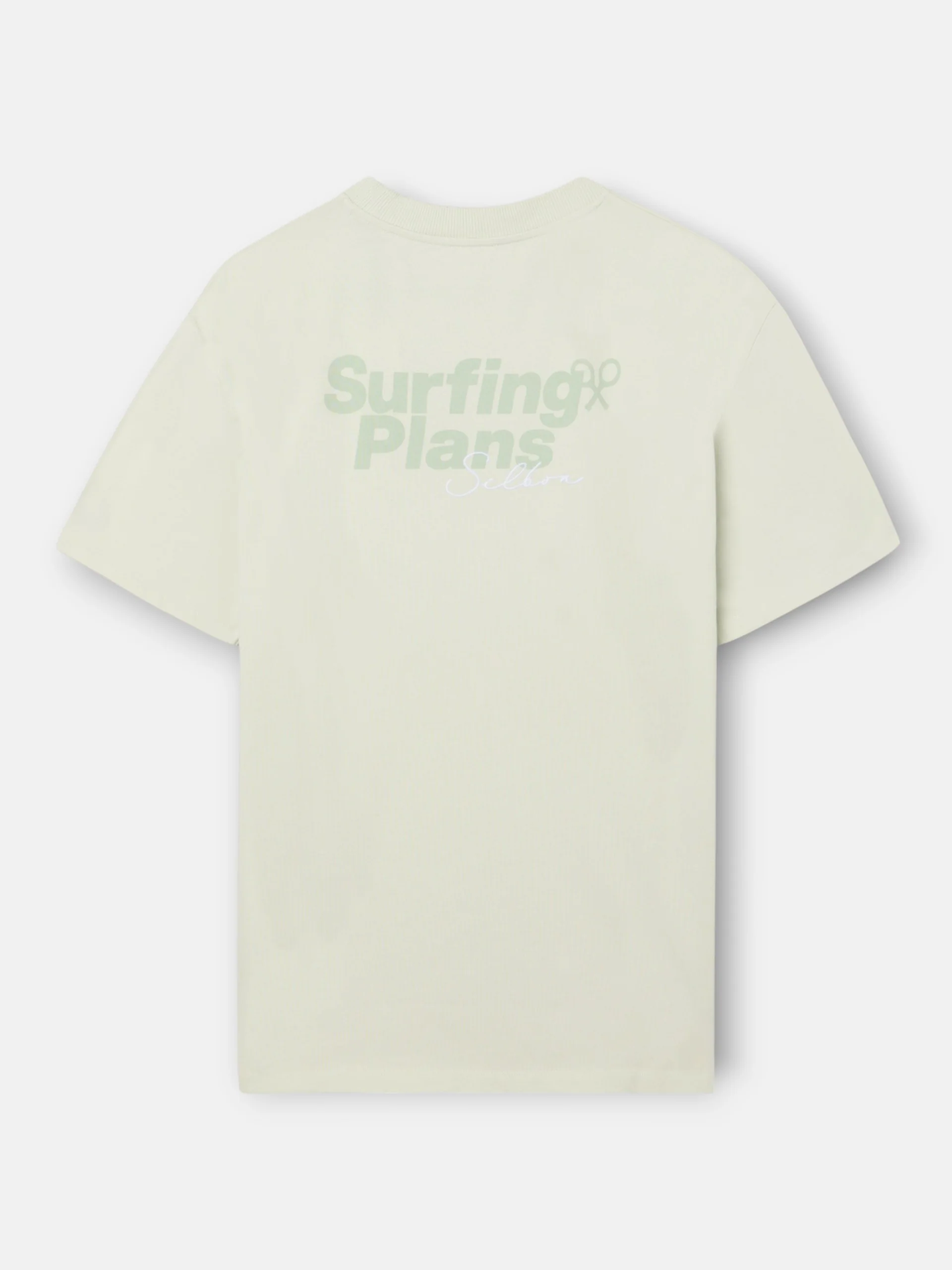 Camiseta relaxed fit surfing plans verde claro - Image 5